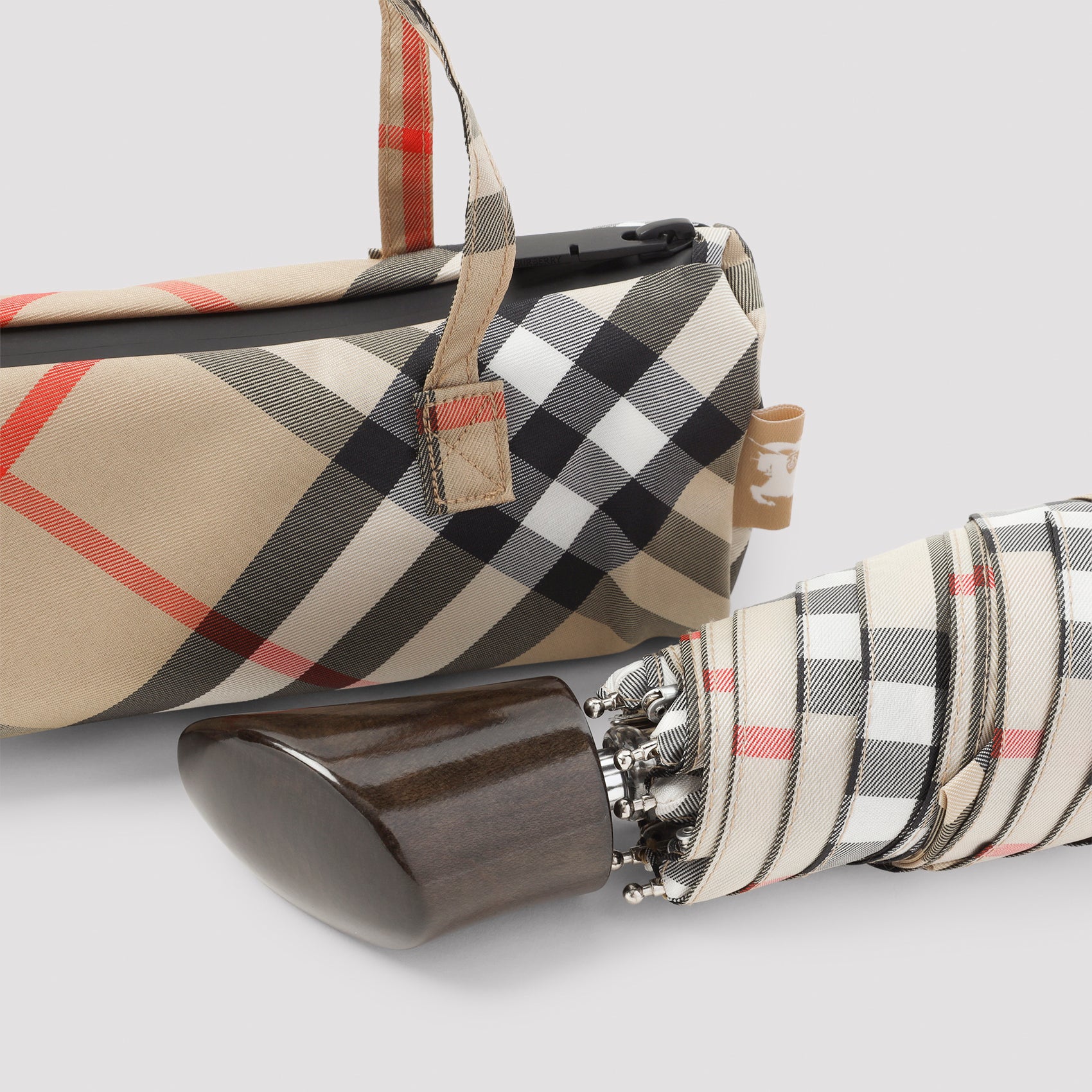 Burberry Check Compact Umbrella
