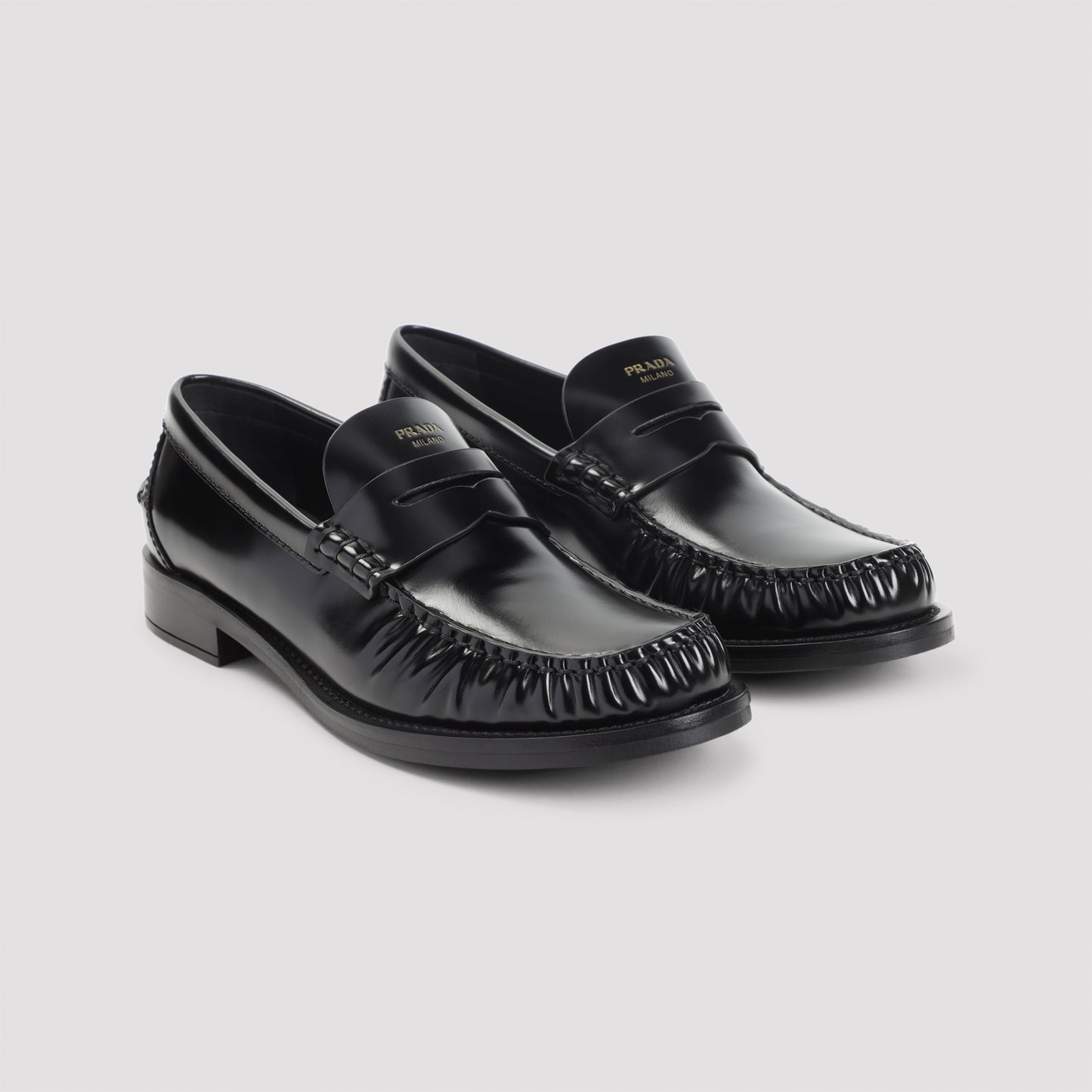 Prada Black Classic Loafers