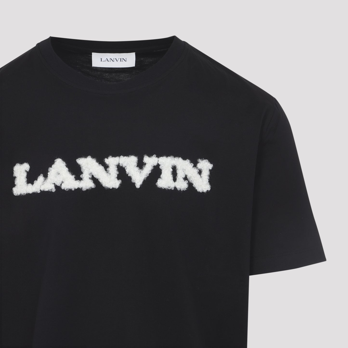Lanvin Shearling Detail T-shirt