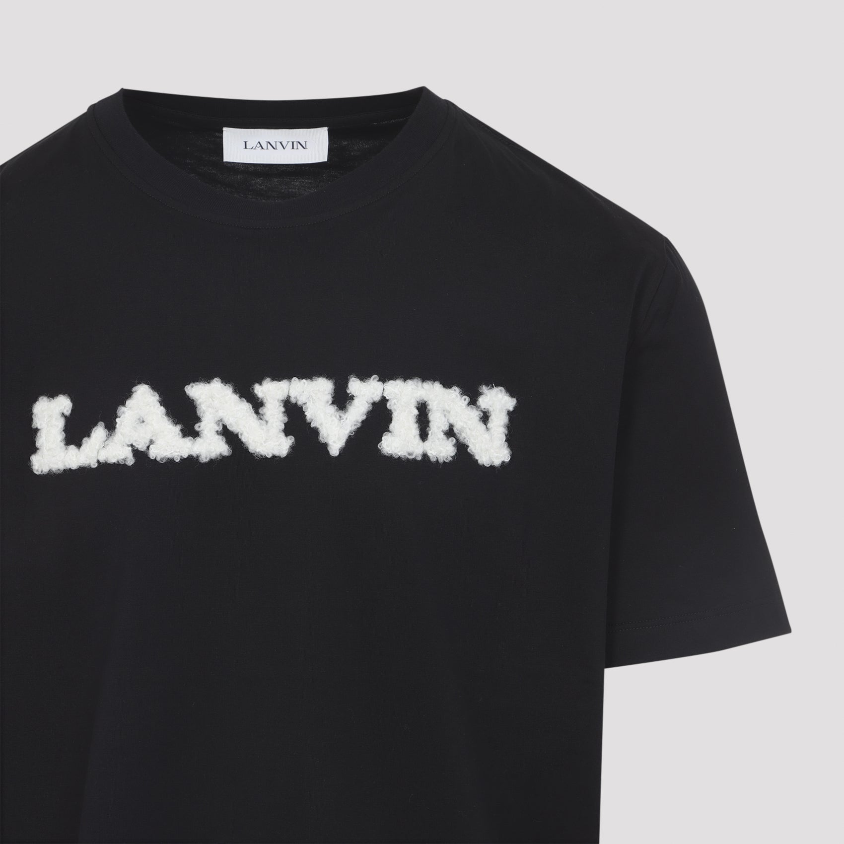 Lanvin Shearling Detail T-shirt
