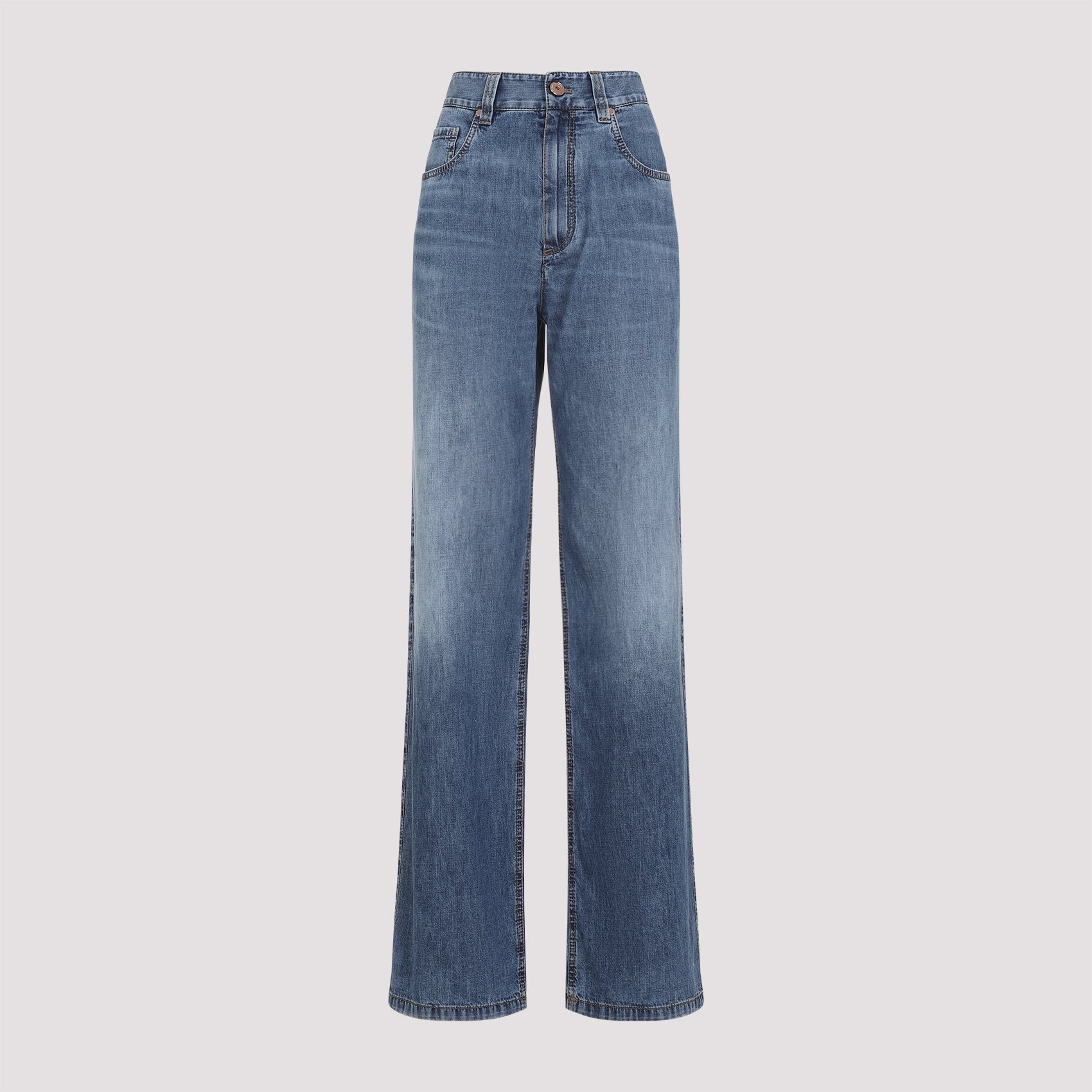 Brunello Cucinelli Wide Leg Jeans