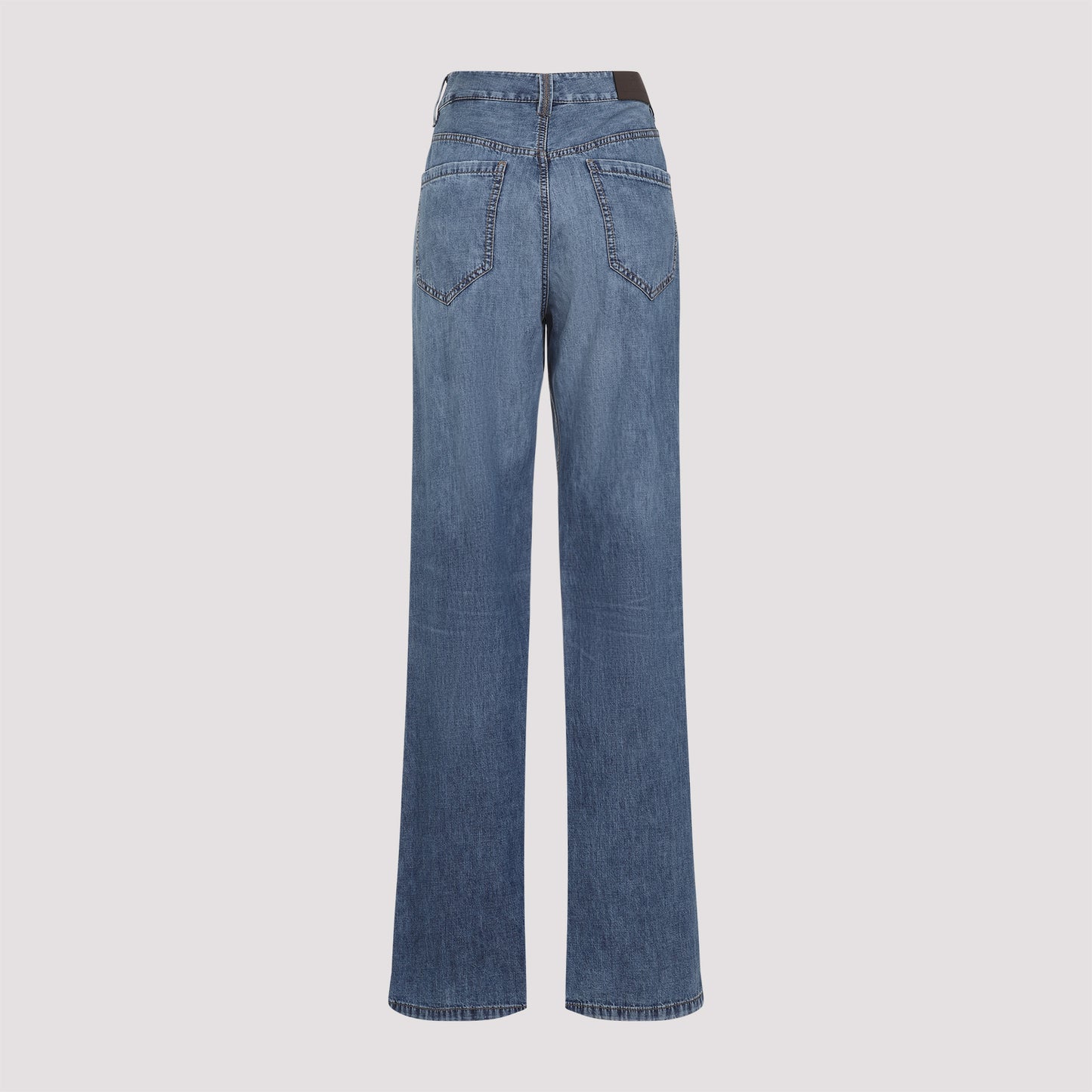 Brunello Cucinelli Wide Leg Jeans