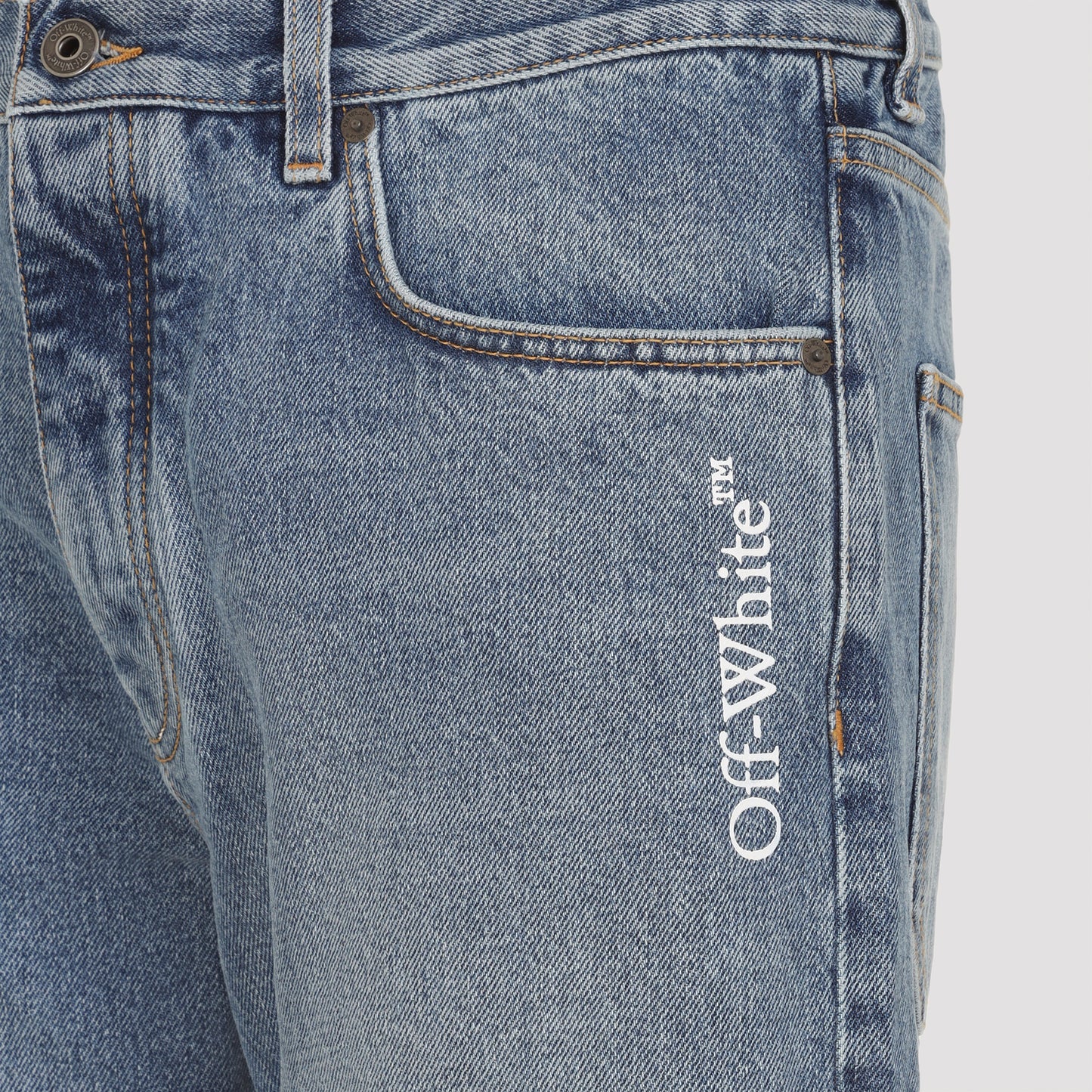 Off White Half Arrow Slim Relaxed Jeans