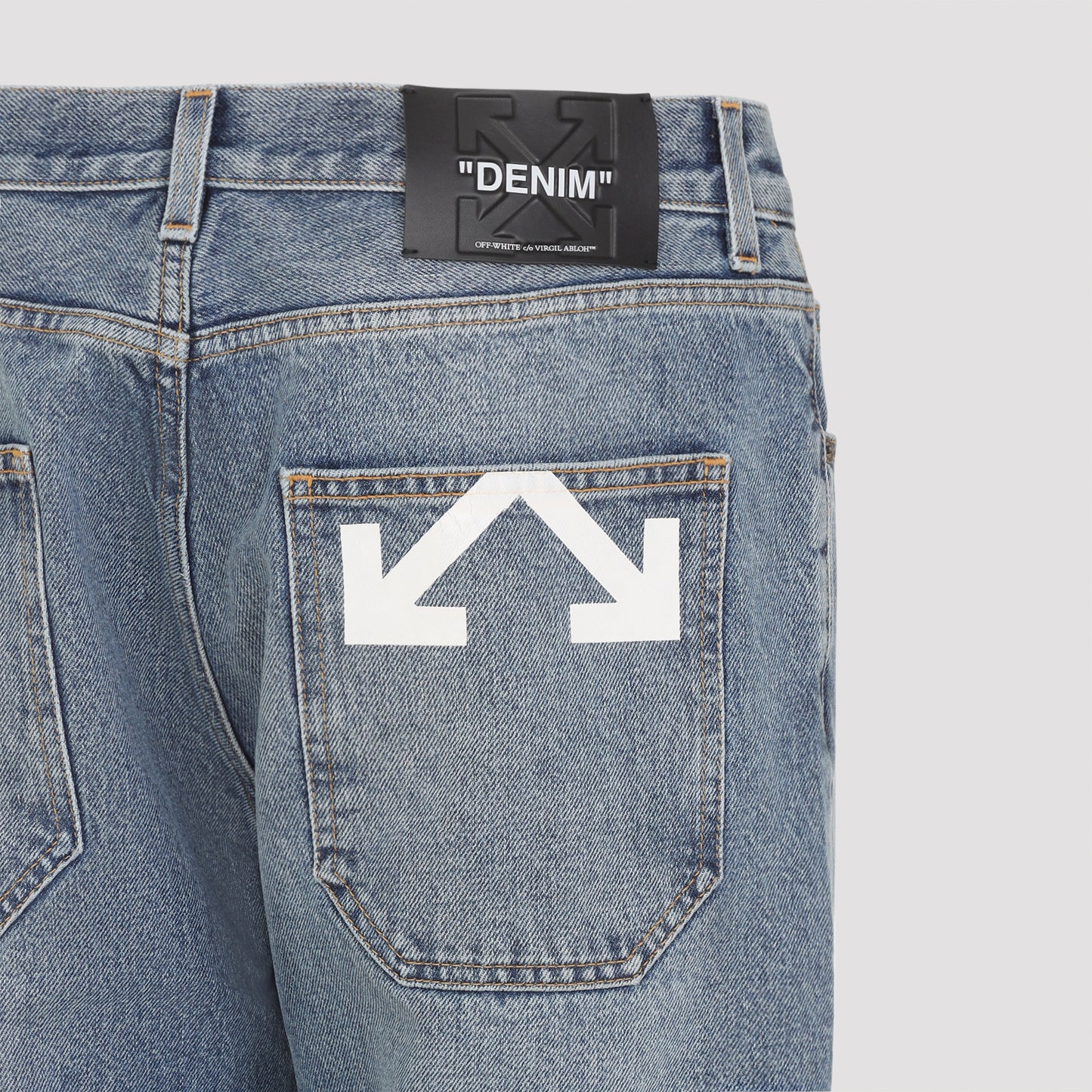 Off White Half Arrow Slim Relaxed Jeans