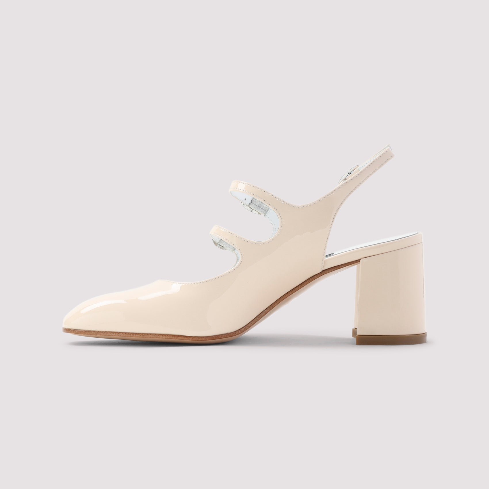 Carel Paris Banana Patent Leather Sling Back Pumps