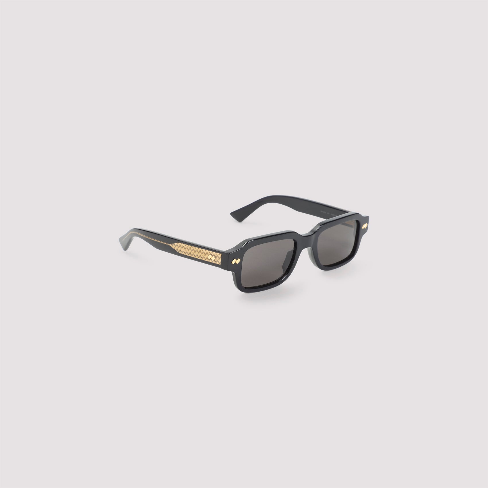 Bottega Veneta Intrecciato Rectangular Sunglasses