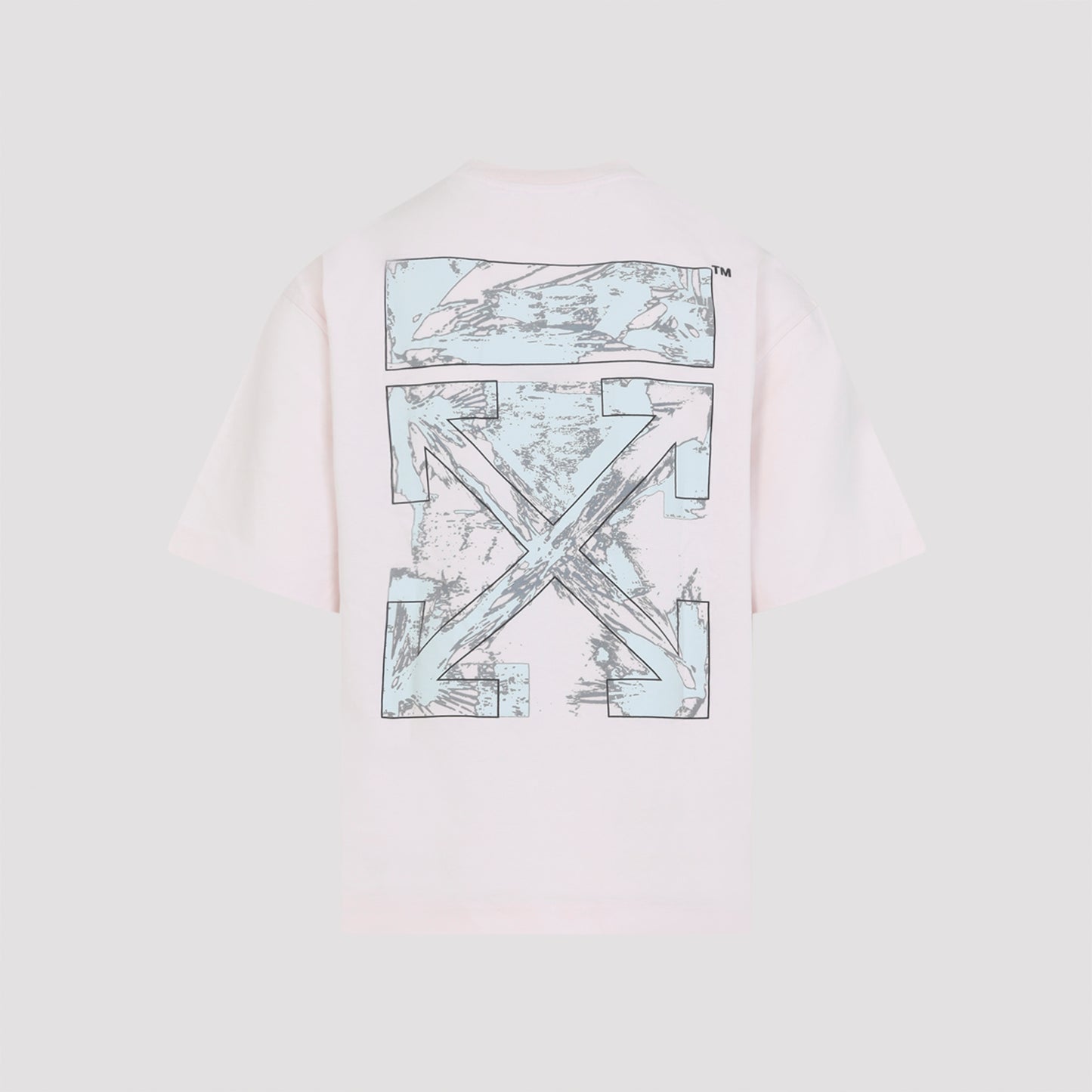 Off White Rubbed Paint Arrows Skate T-shirt