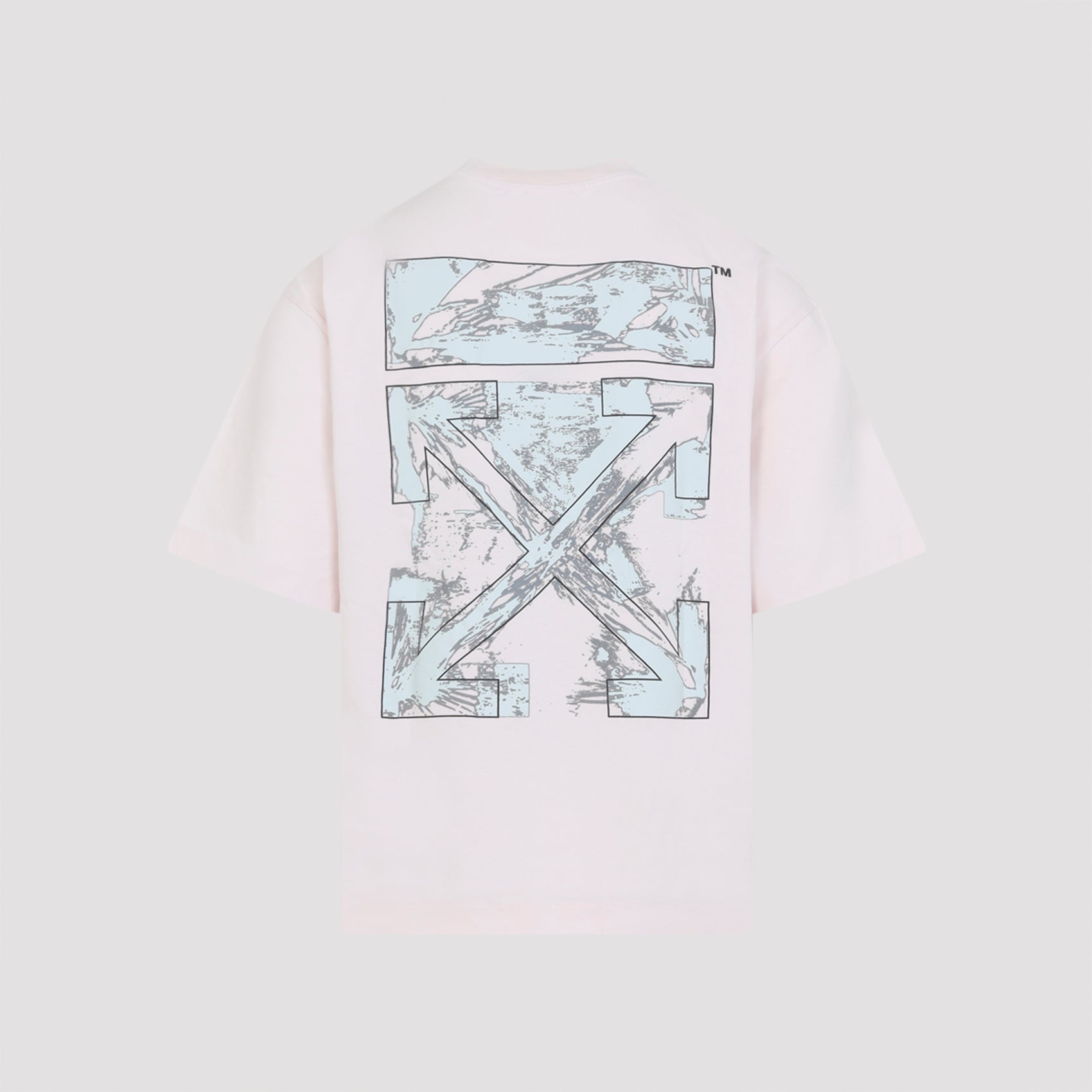 Off White Rubbed Paint Arrows Skate T-shirt