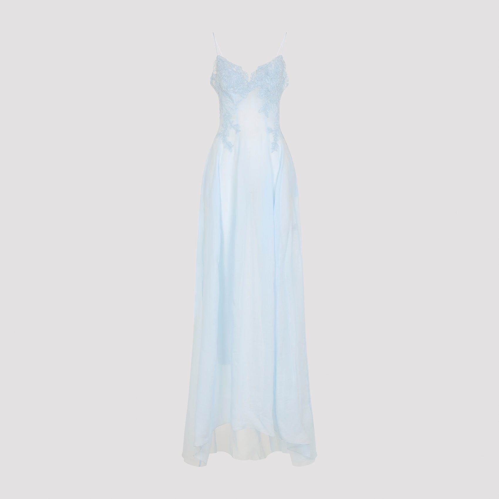 Ermanno Scervino Ramie Long Dress