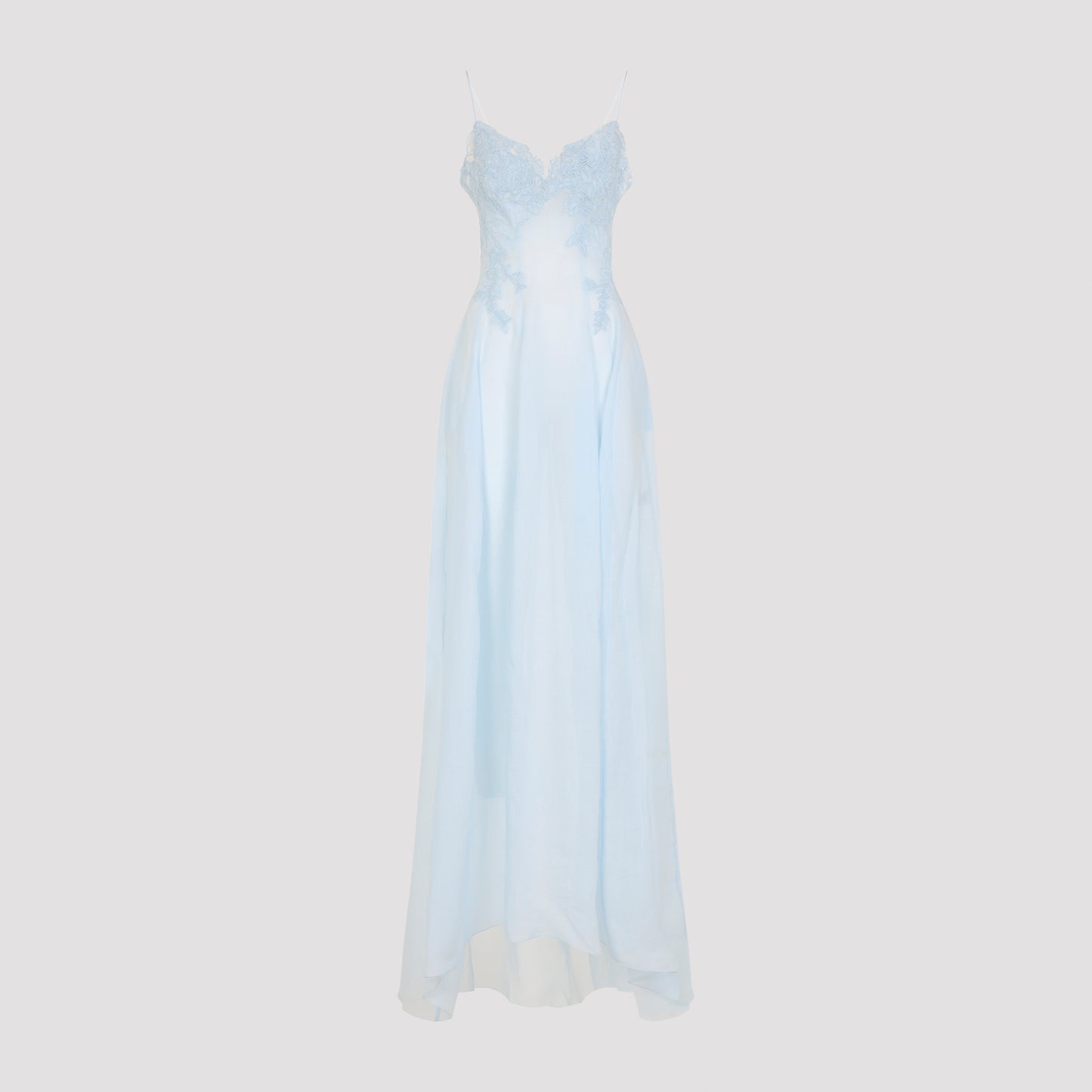 Ermanno Scervino Ramie Long Dress