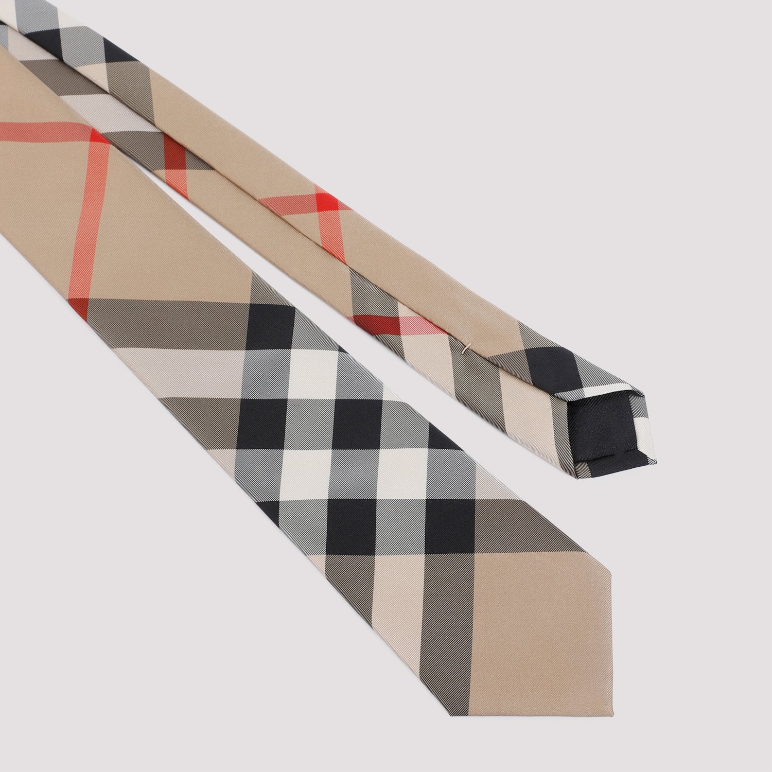 Burberry Classic Cut Check Silk Tie