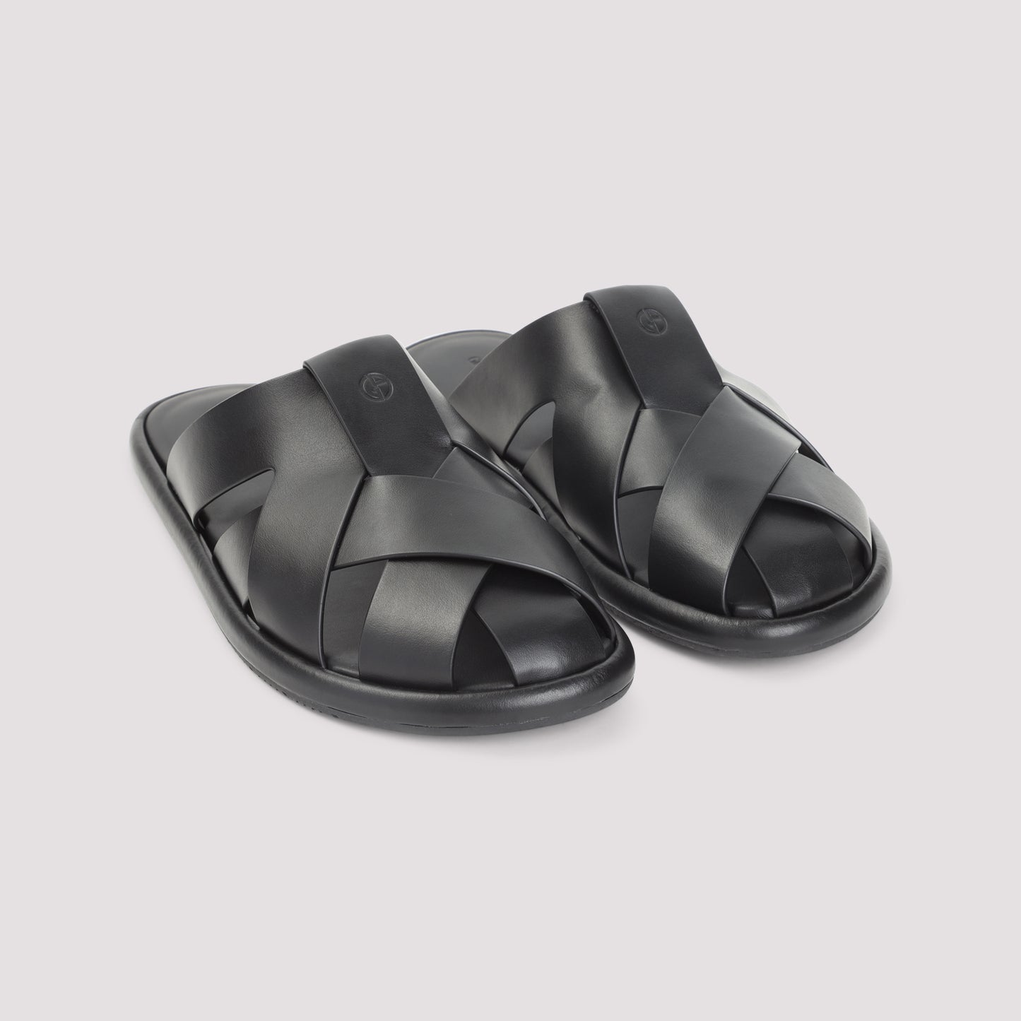 Giorgio Armani Leather Sandals