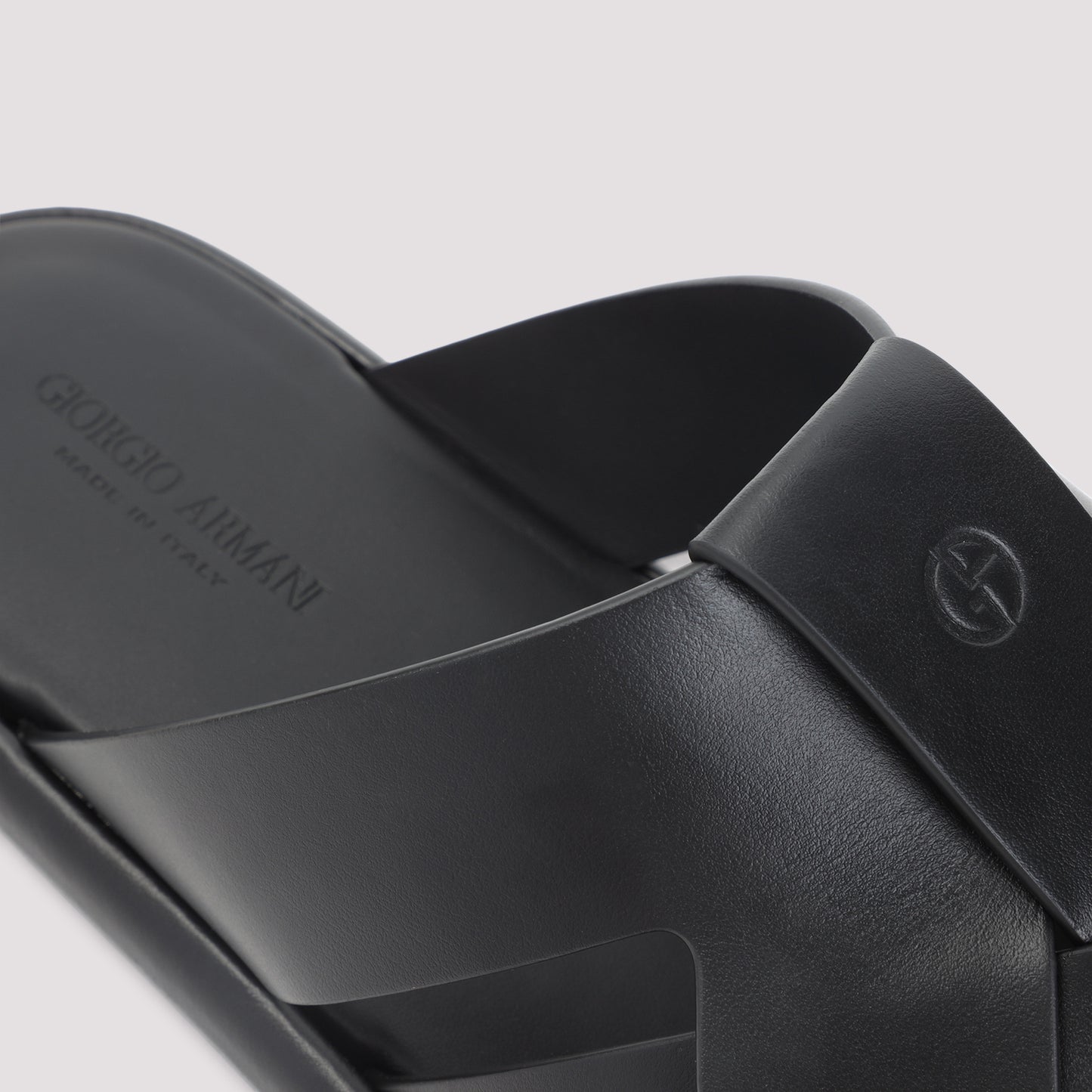 Giorgio Armani Leather Sandals