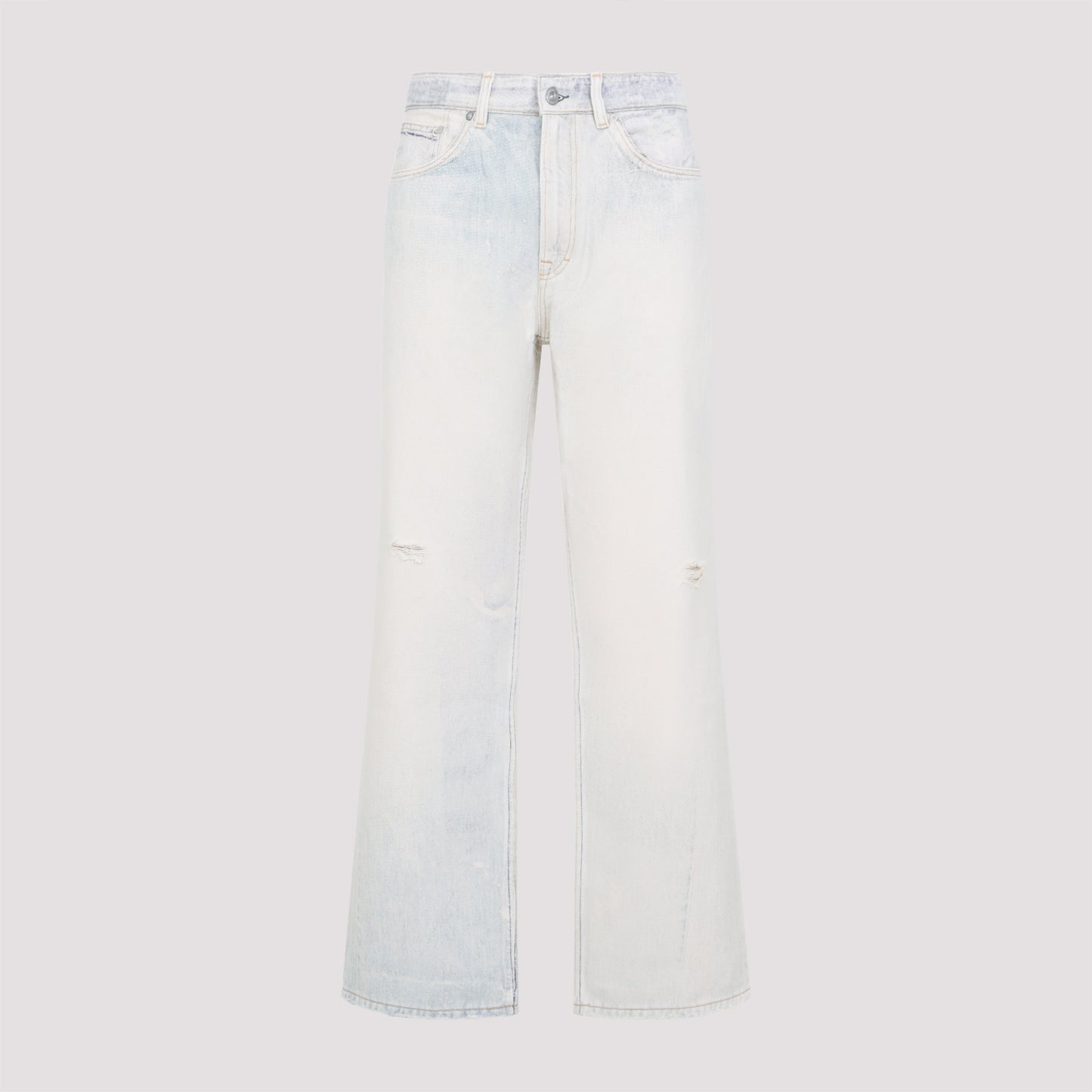 Jeans Washed In Cotone