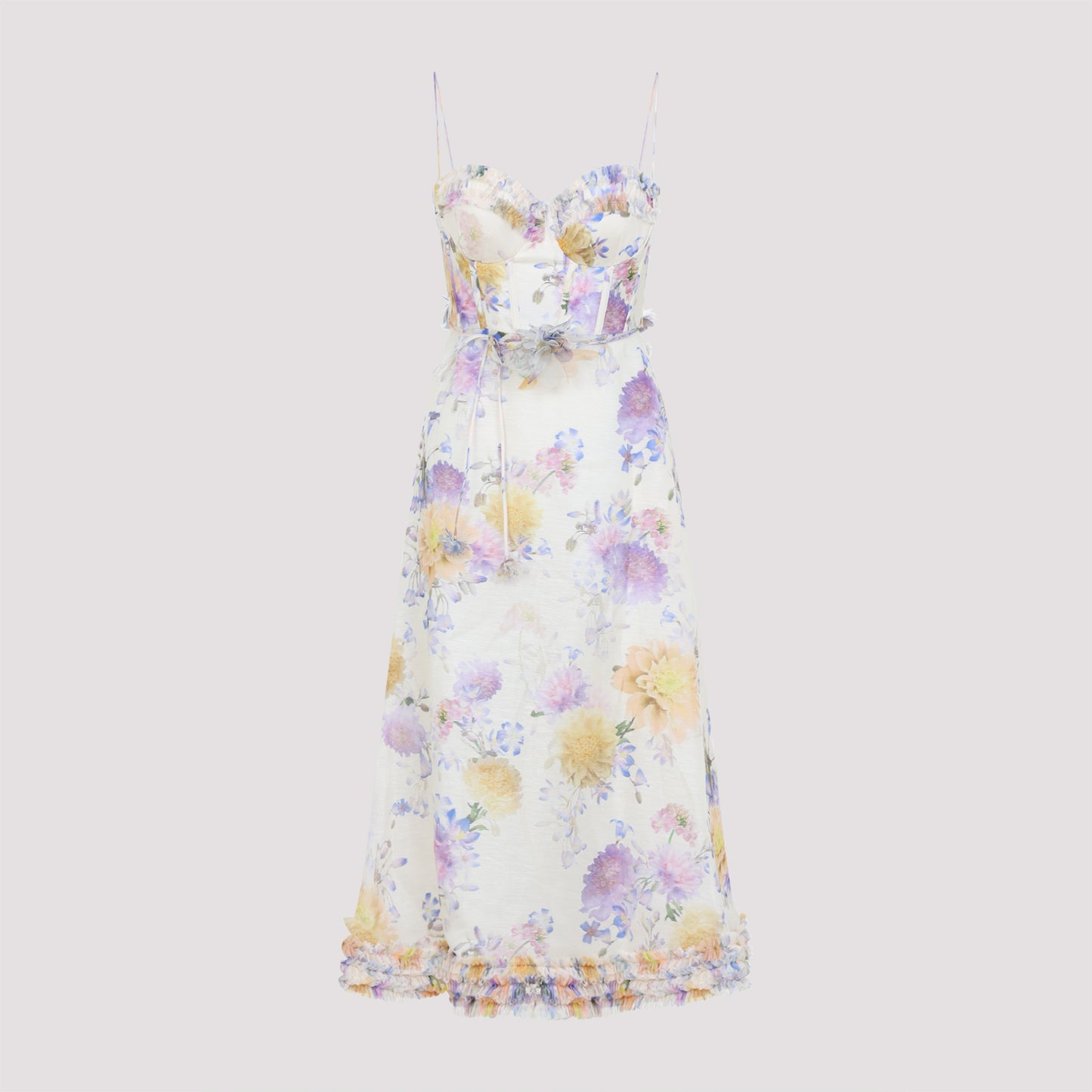 Zimmermann Luna Riffle Midi Dress