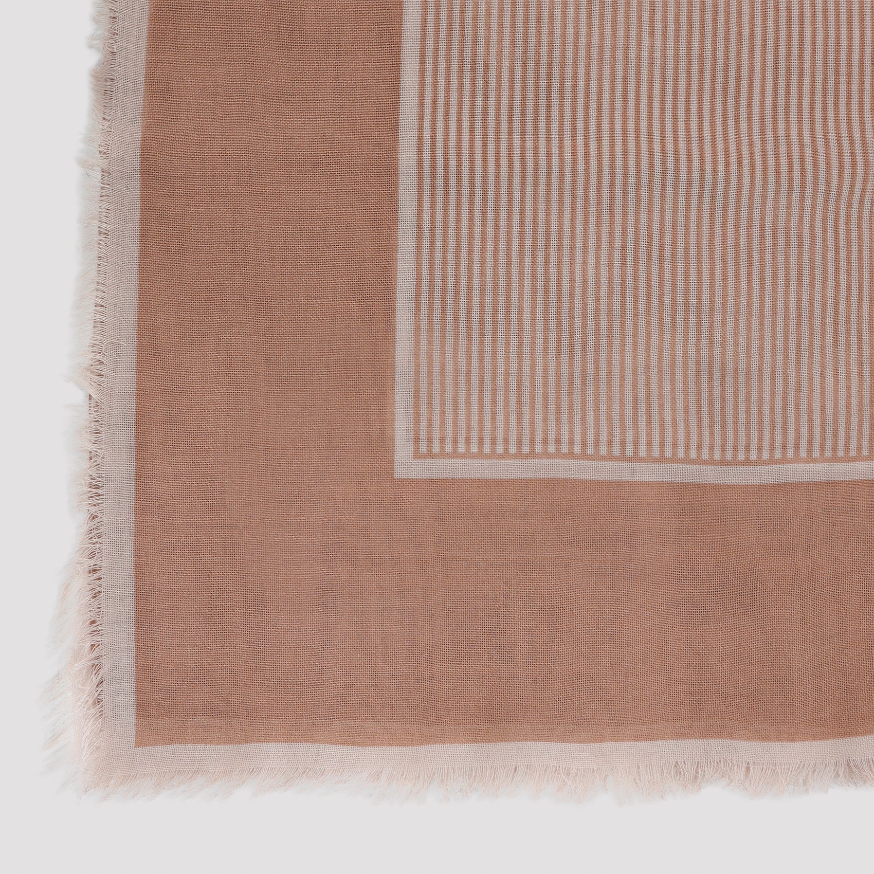 Saint Laurent Large Striped Carré Scarf