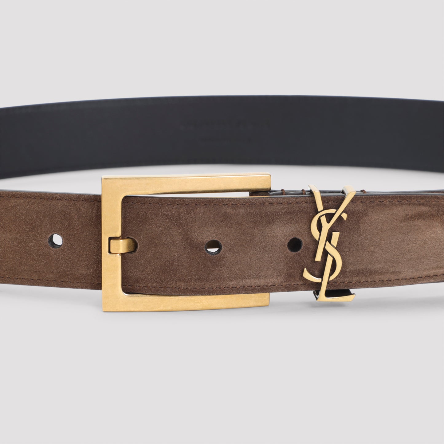 Saint Laurent Suede Belt