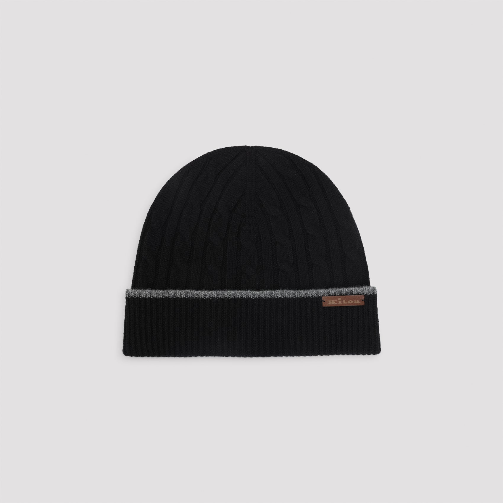 Kiton Cable-knit Beanie