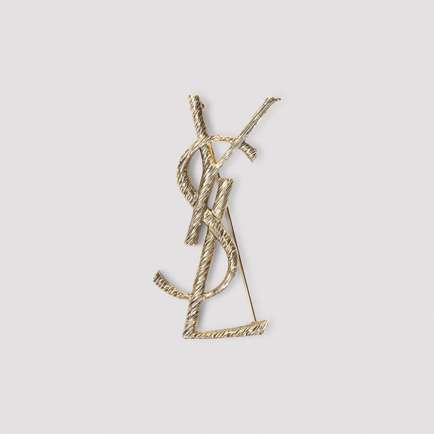 Saint Laurent Monogramme Brooch