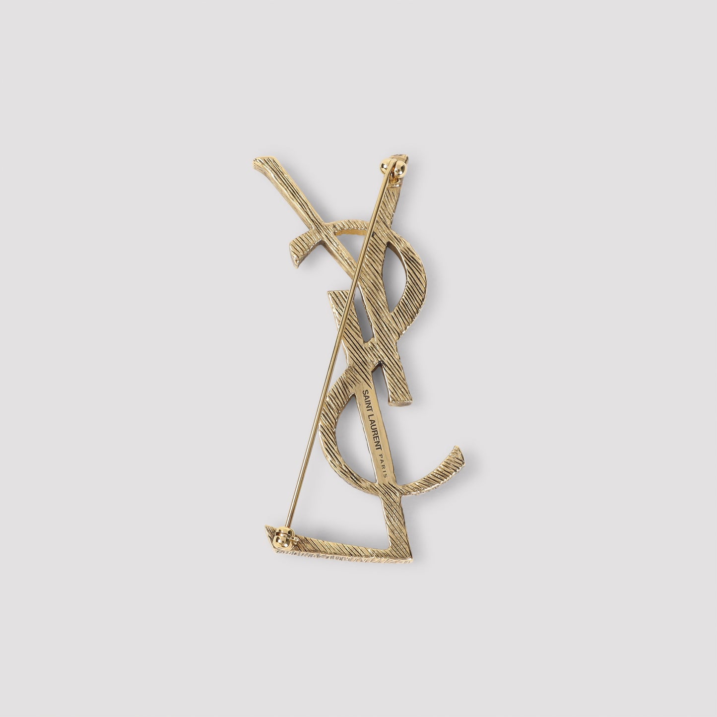 Saint Laurent Monogramme Brooch