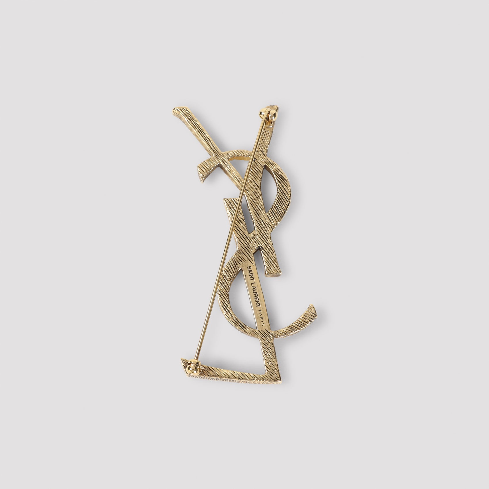 Saint Laurent Monogramme Brooch