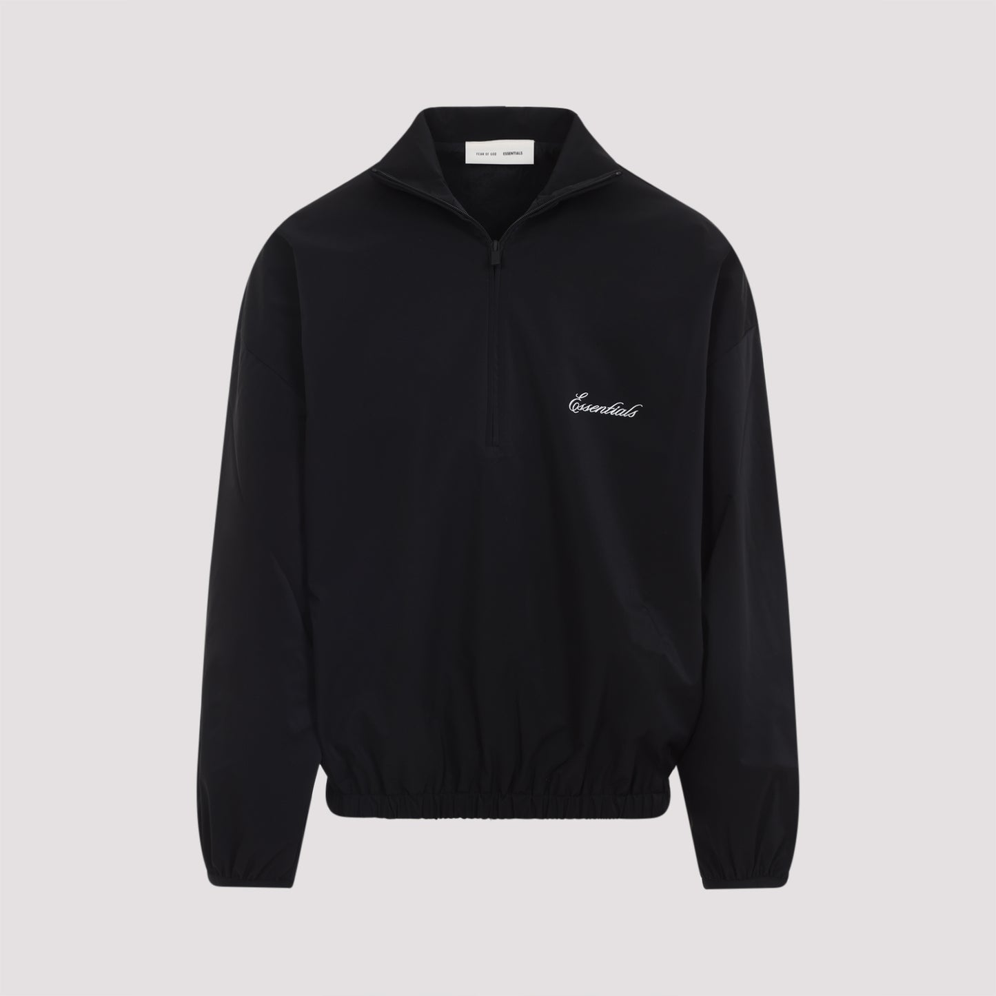 Fear Of God Essentials Sporty Nylon Half Zip Sweatshirt