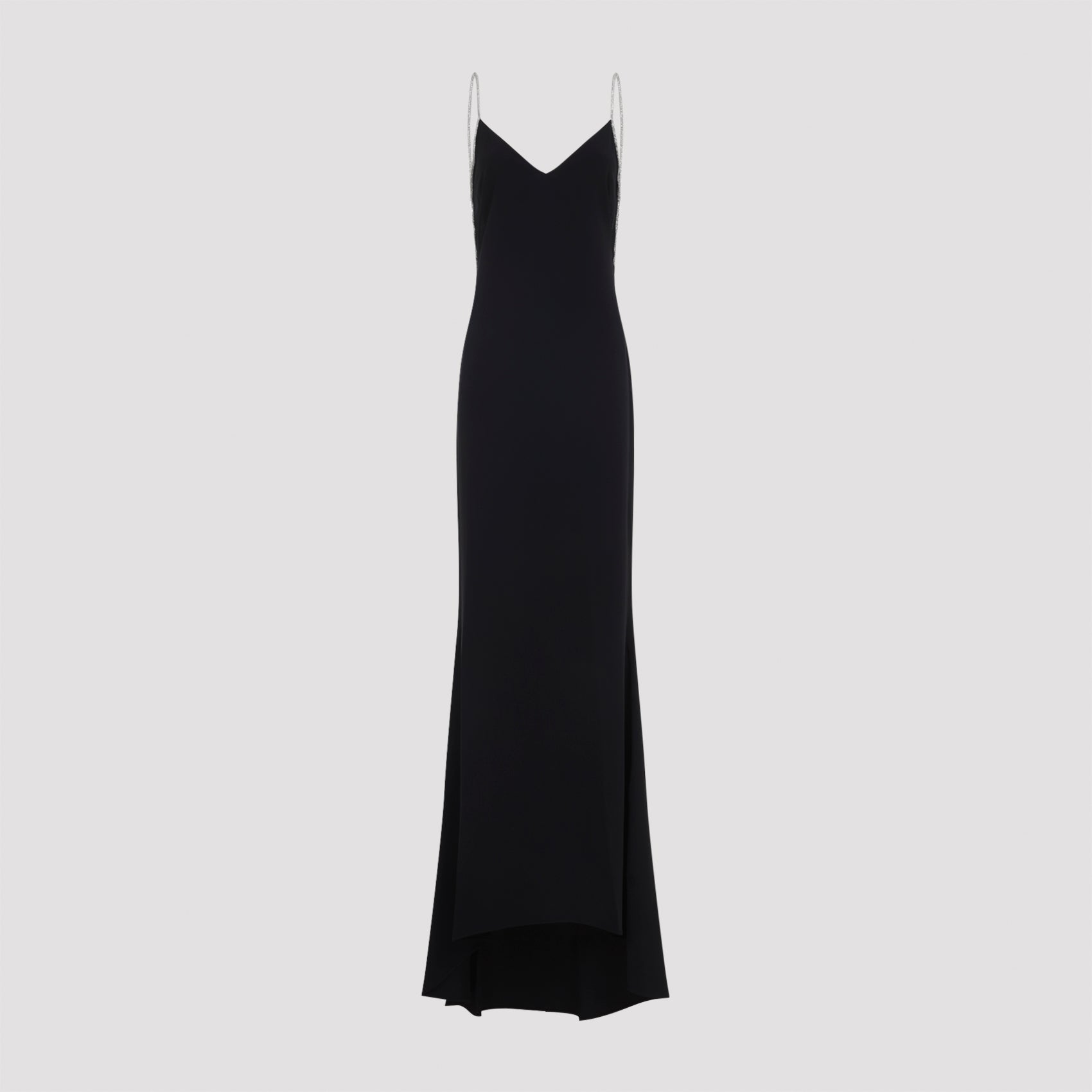Tom Ford Crystal Chain Embroidery Satin Dress