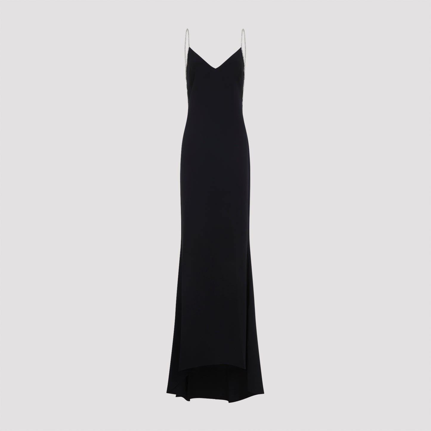 Tom Ford Crystal Chain Embroidery Satin Dress