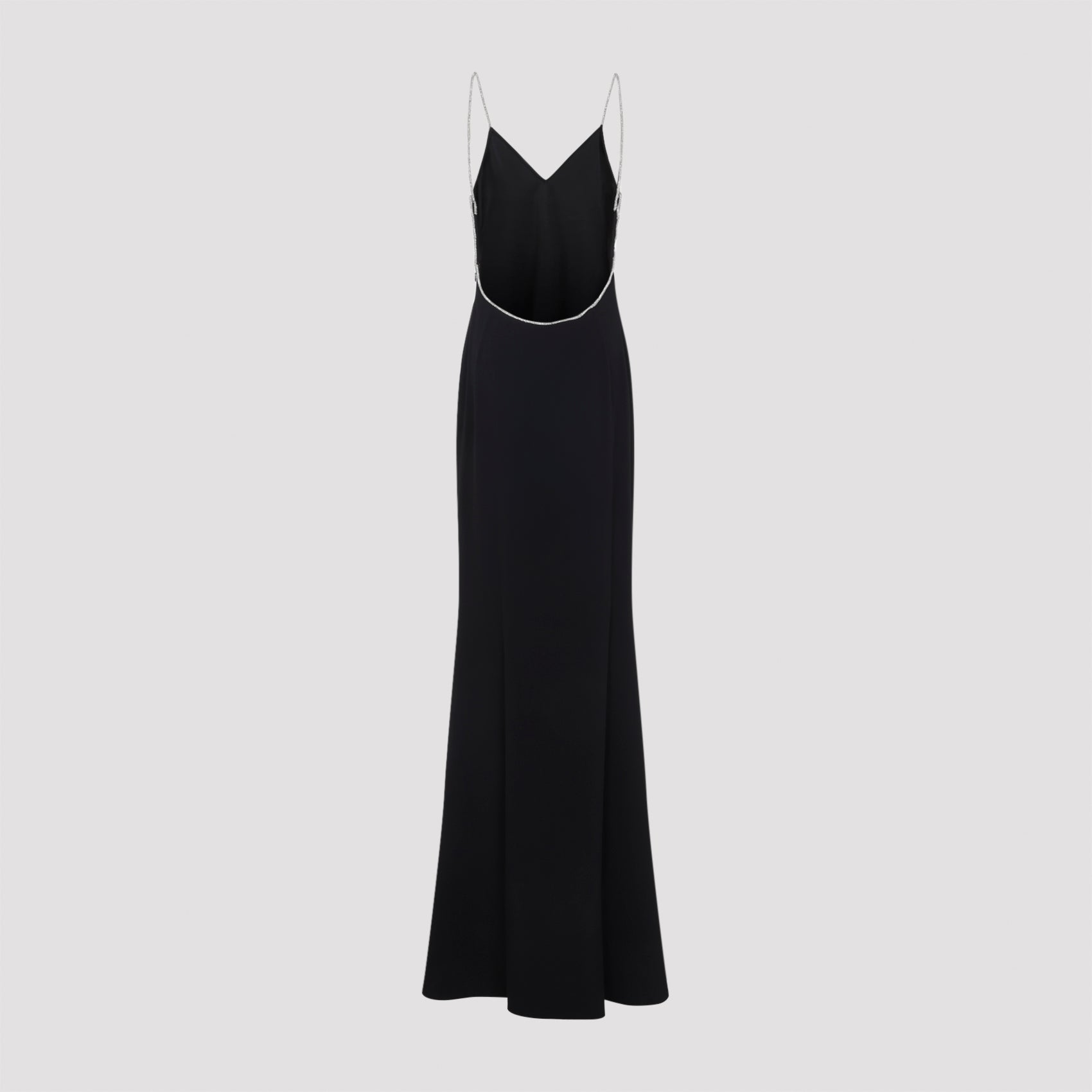 Tom Ford Crystal Chain Embroidery Satin Dress