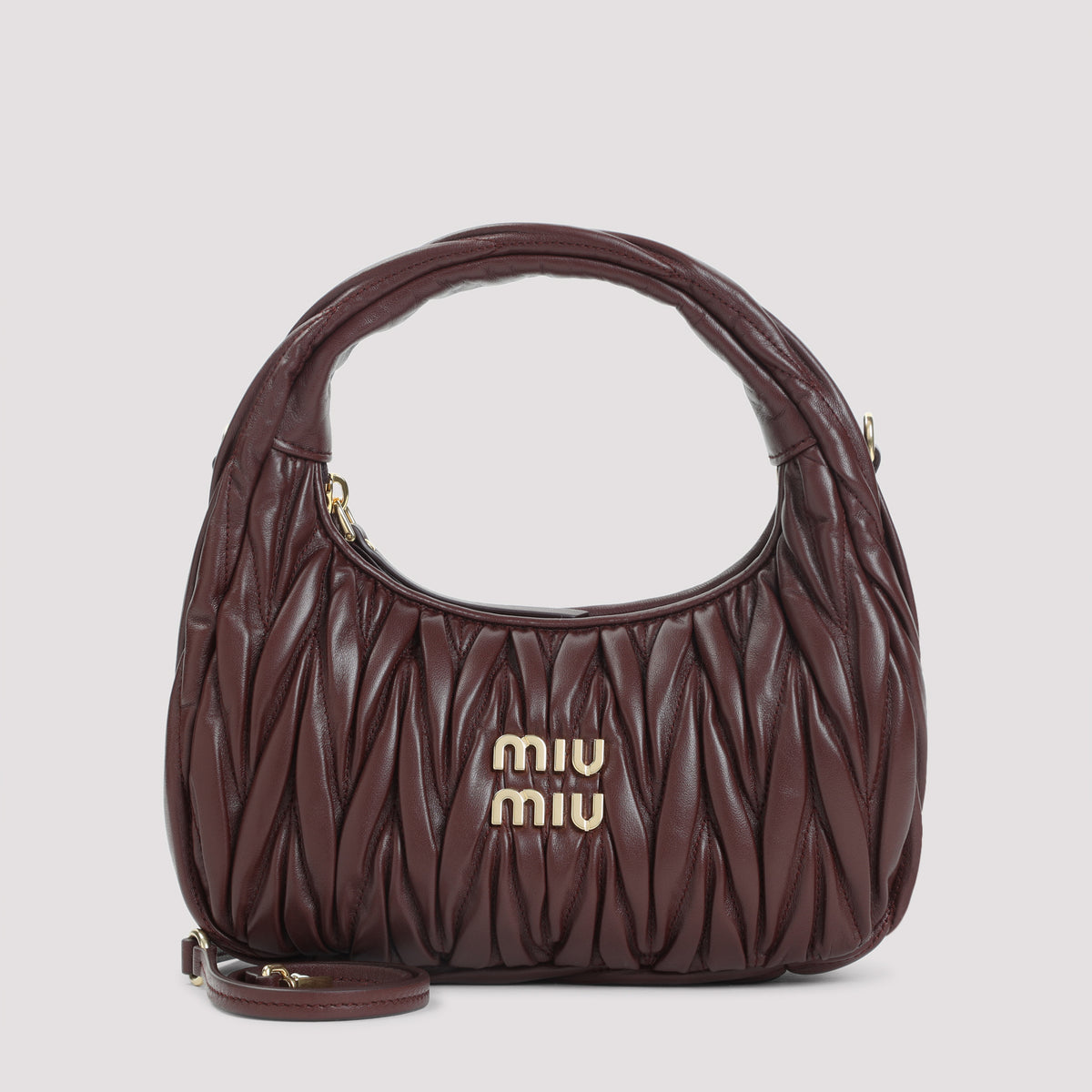 Miu Miu Small Wander matelassé hobo bag