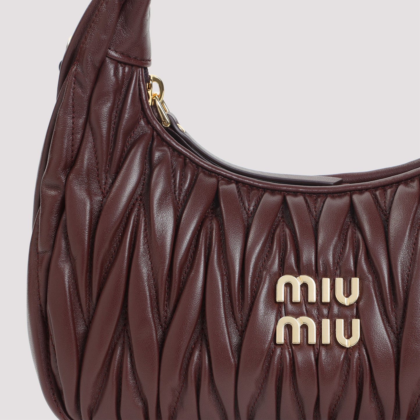 Miu Miu Small Wander matelassé hobo bag