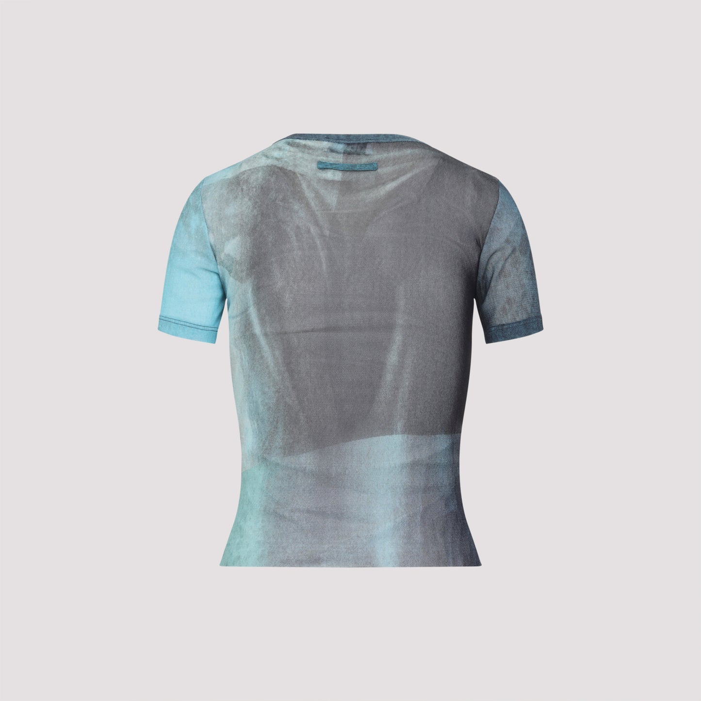 Jean Paul Gaultier Mesh Baby Printed "Water" Tee
