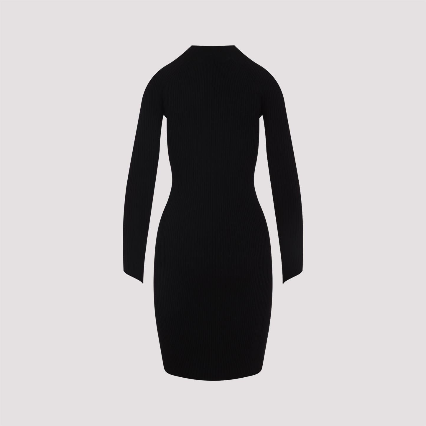 Courreges Circle Rib Mini Dress
