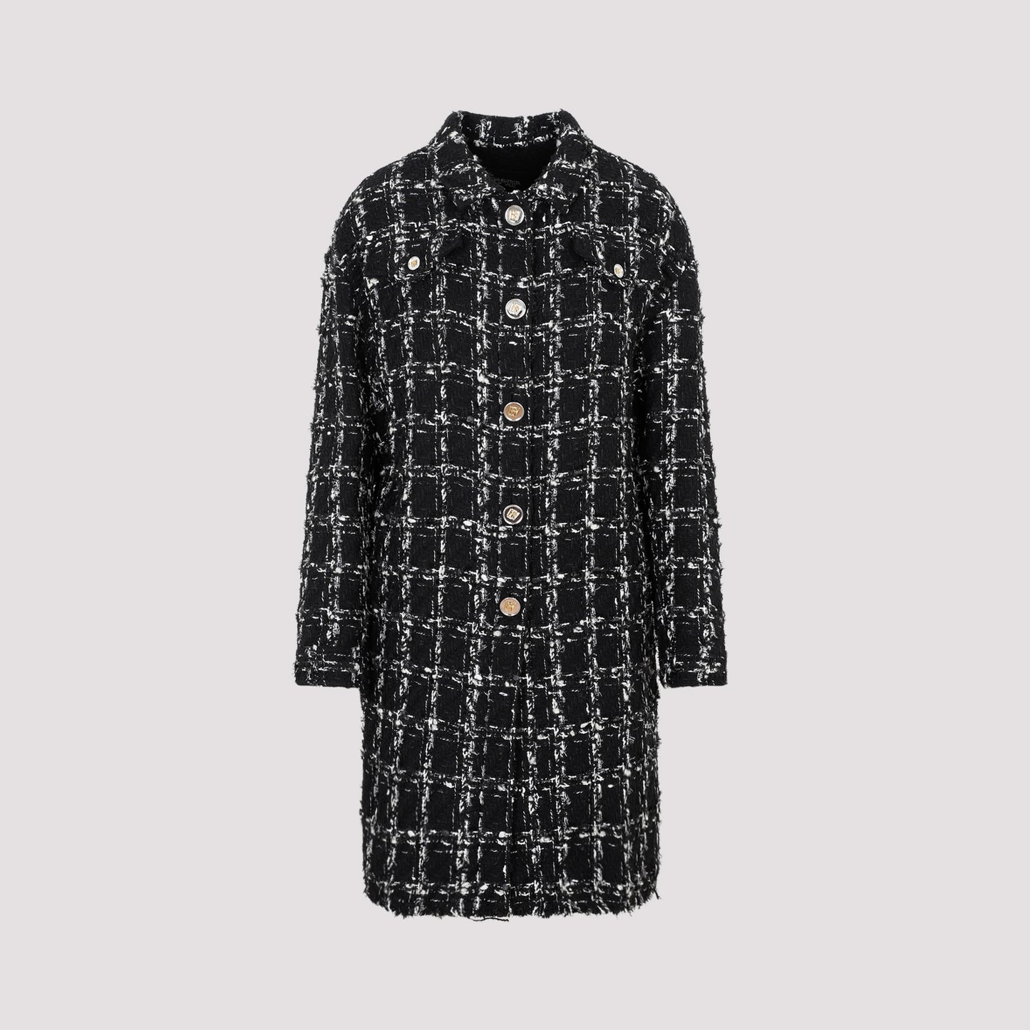 Giambattista Valli Checked bouclé Coat