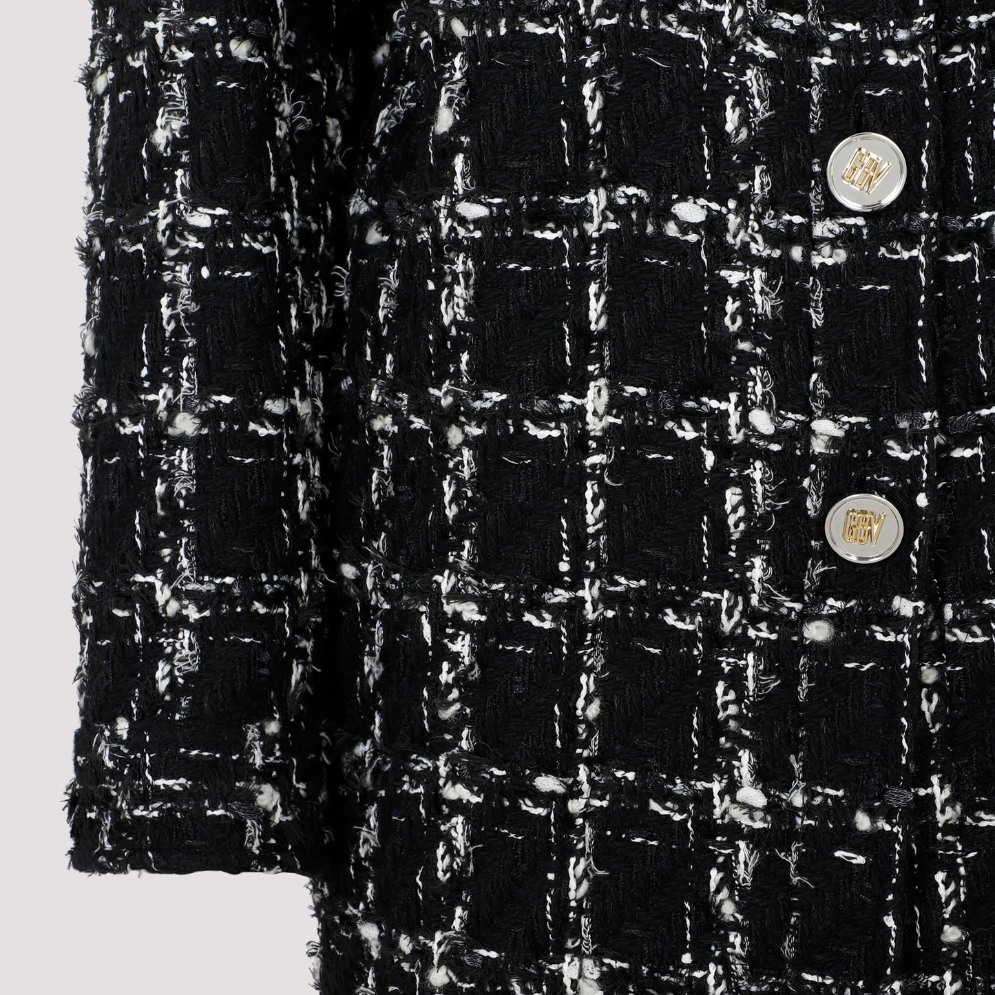 Giambattista Valli Checked bouclé Coat