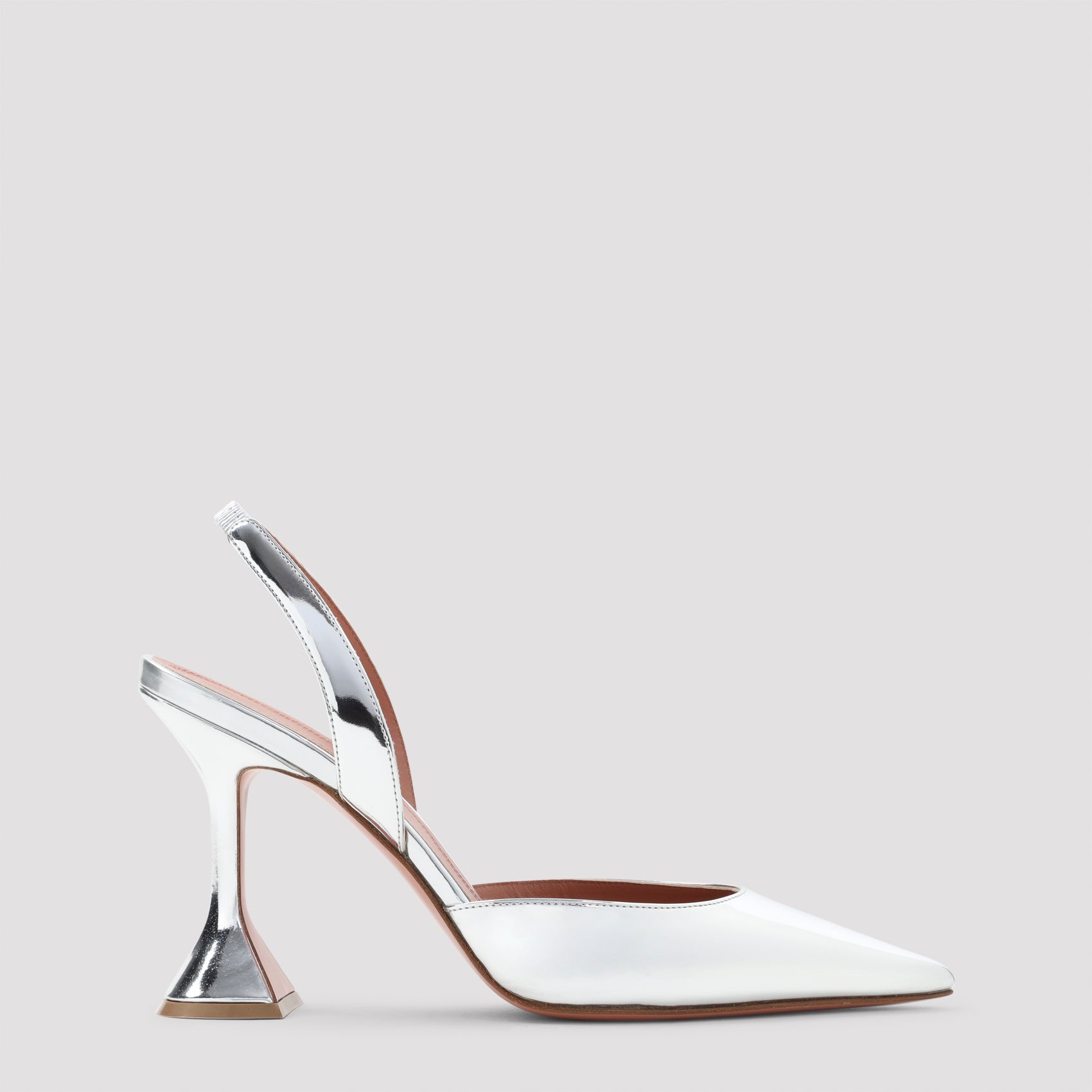 Amina Muaddi Holli Mirror 95 Slingback