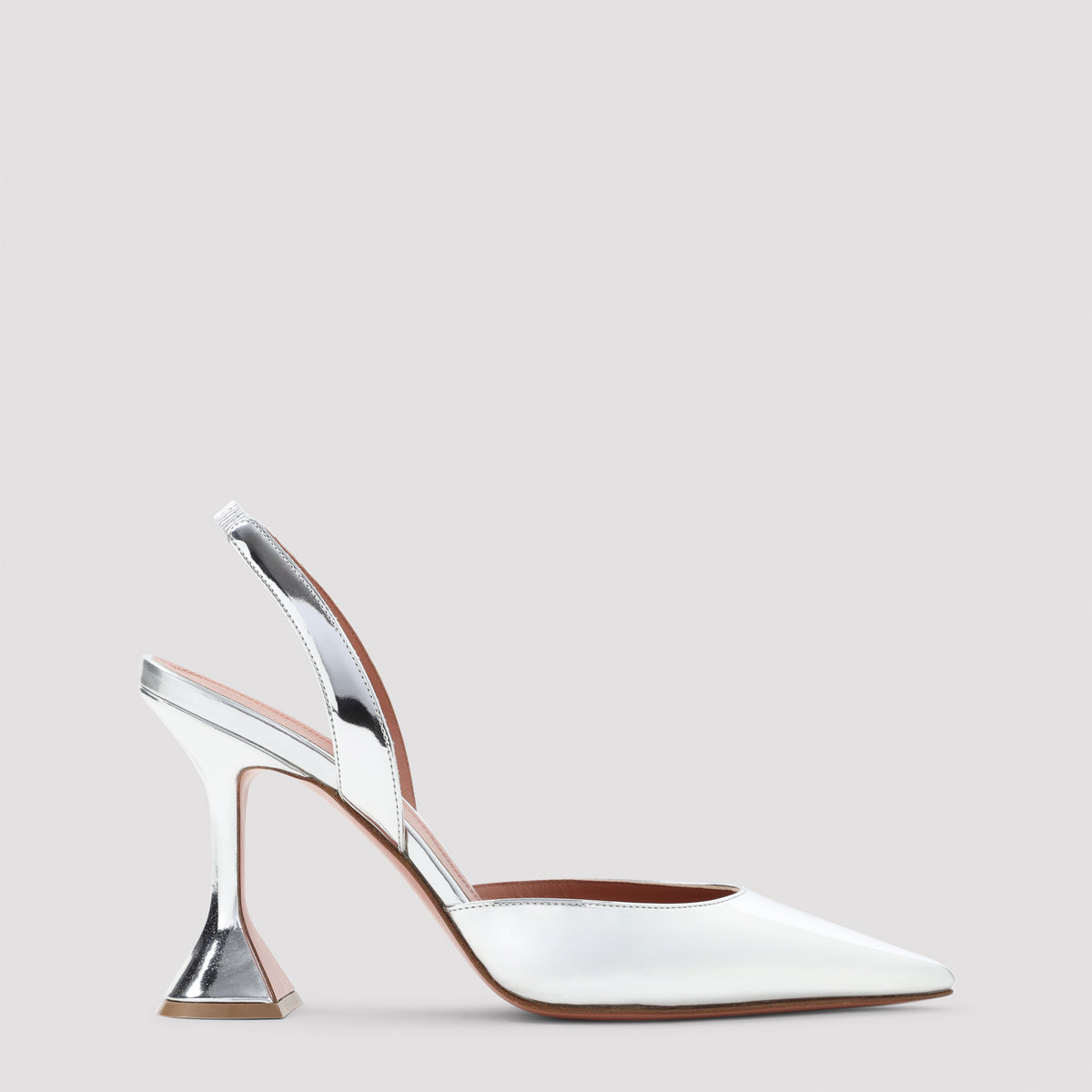 Amina Muaddi Holli Mirror 95 Slingback