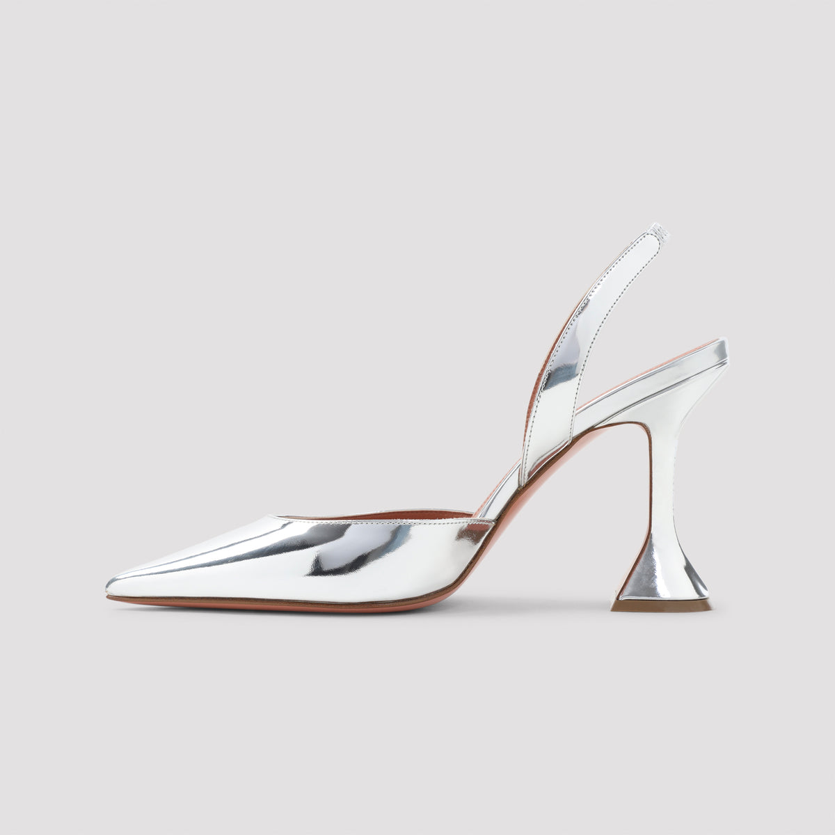 Amina Muaddi Holli Mirror 95 Slingback