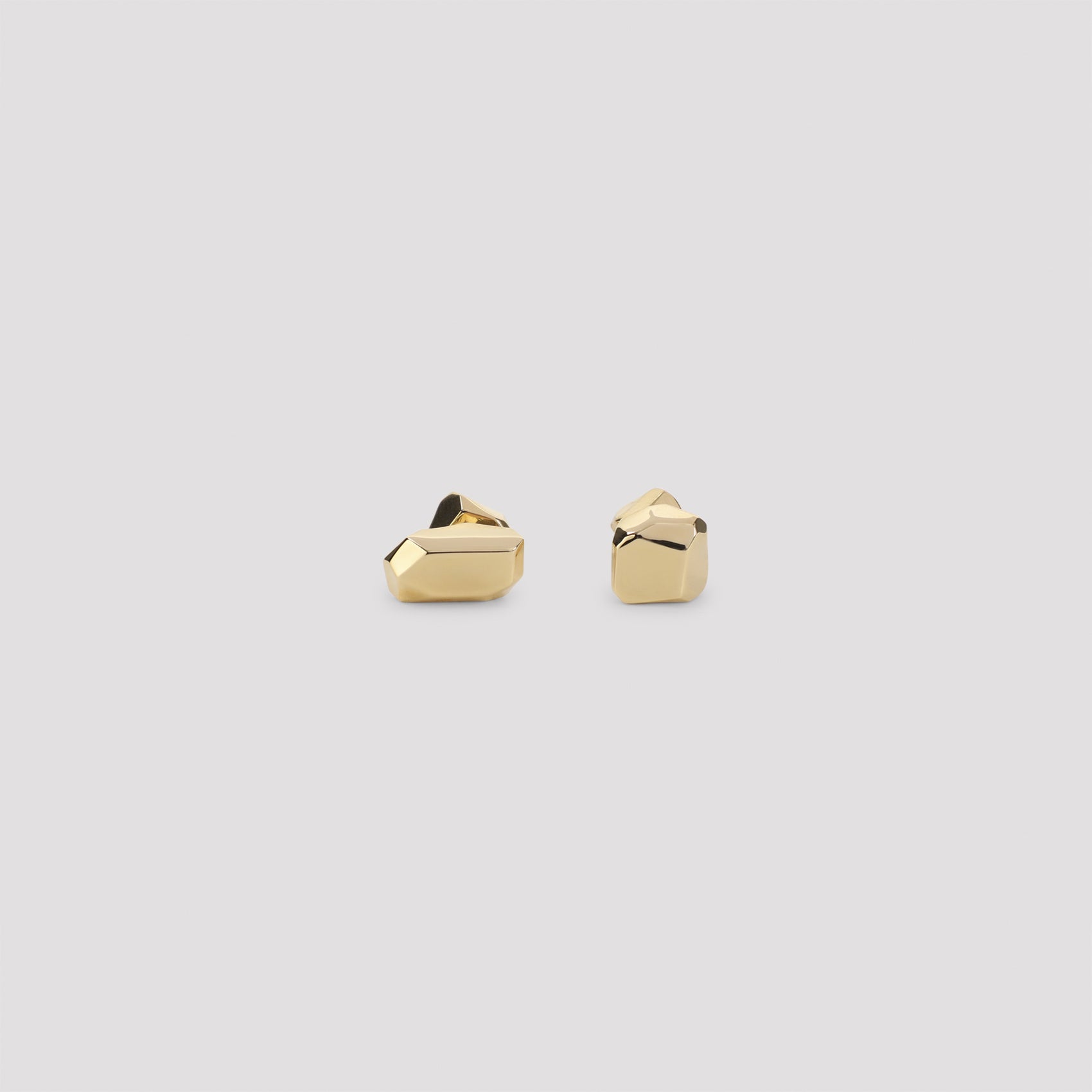 Lanvin Tiny Studs Cubic Metal Earrings