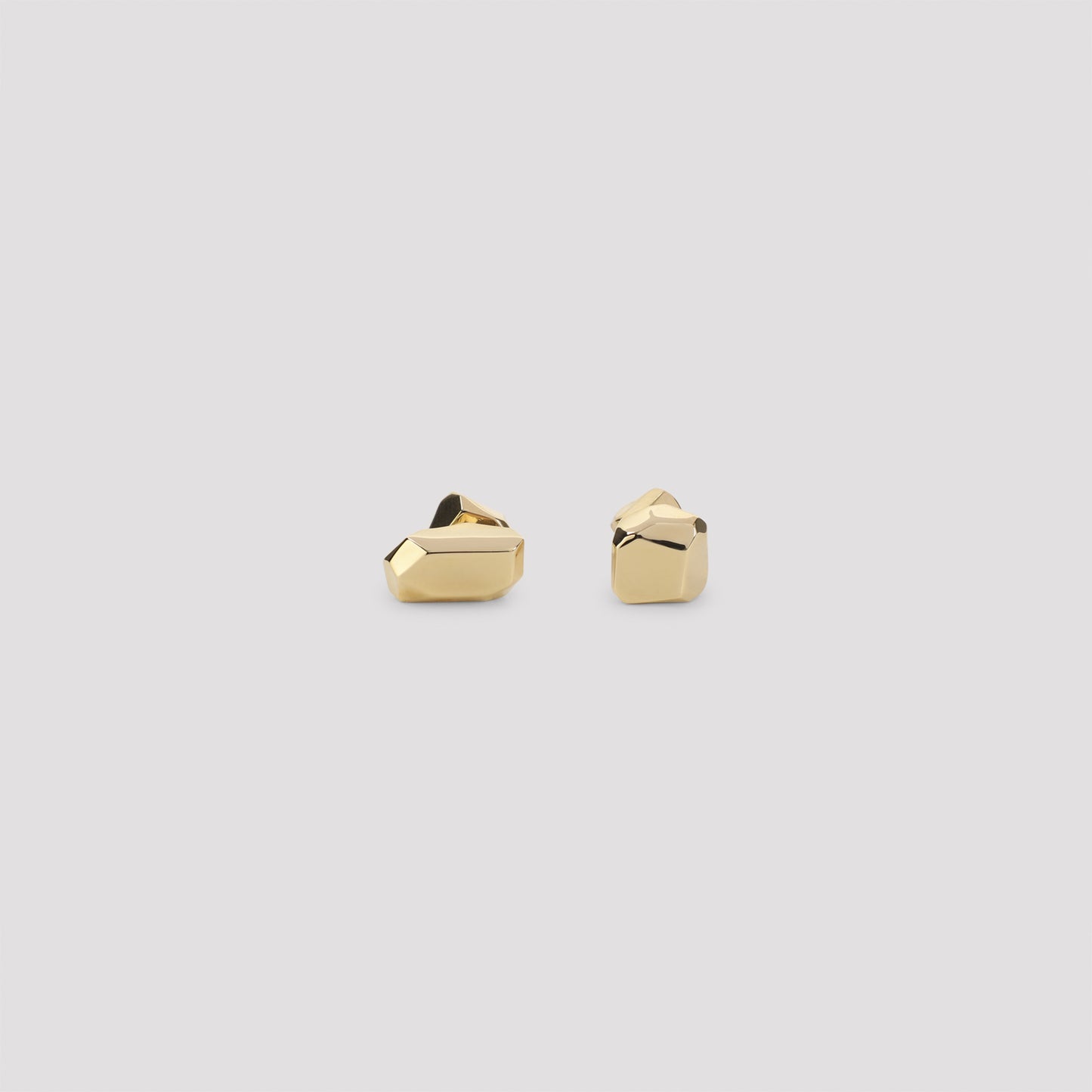 Lanvin Tiny Studs Cubic Metal Earrings