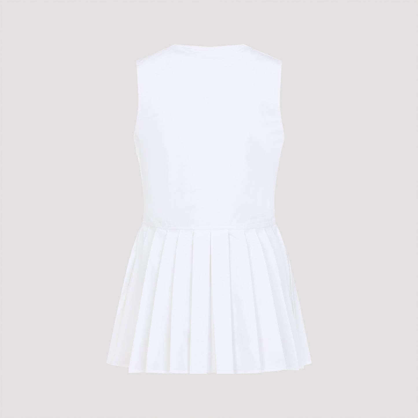 Jil Sander Sleveless A-Line Pleated Top