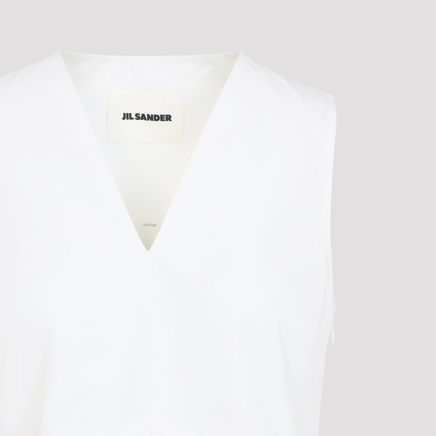 Jil Sander Sleveless A-Line Pleated Top