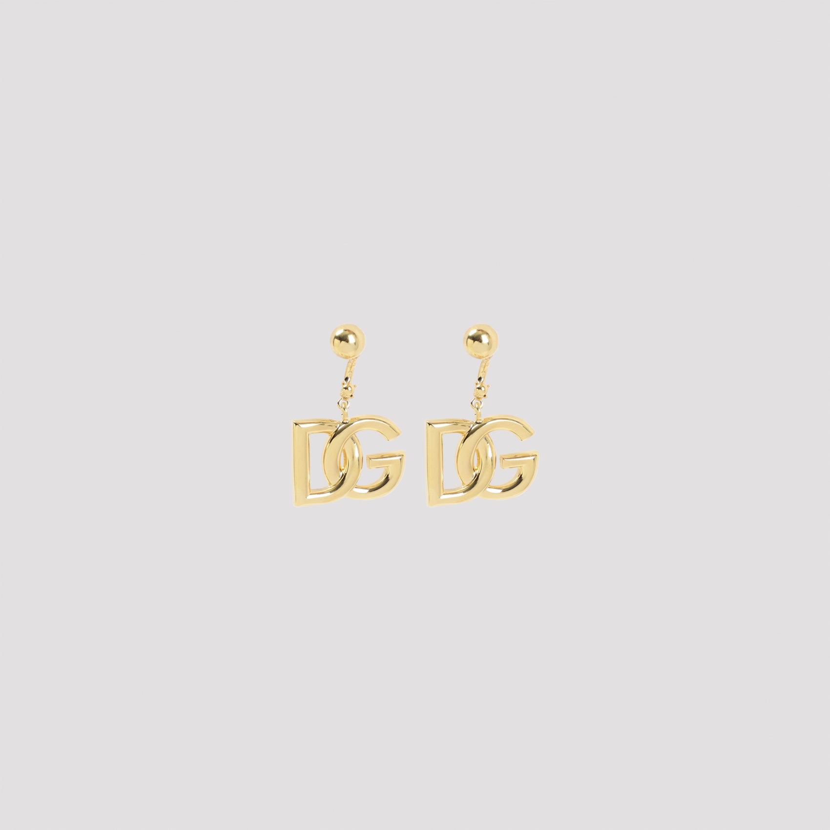 Dolce & Gabbana Golden-tone DG Earrings