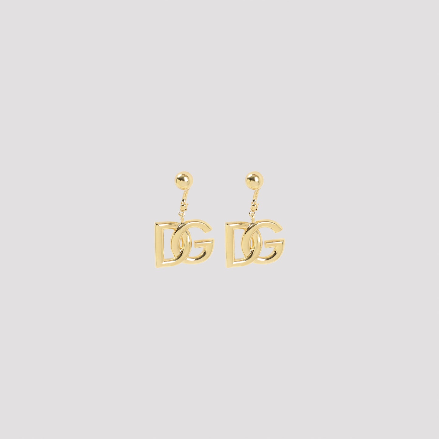 Dolce & Gabbana Golden-tone DG Earrings