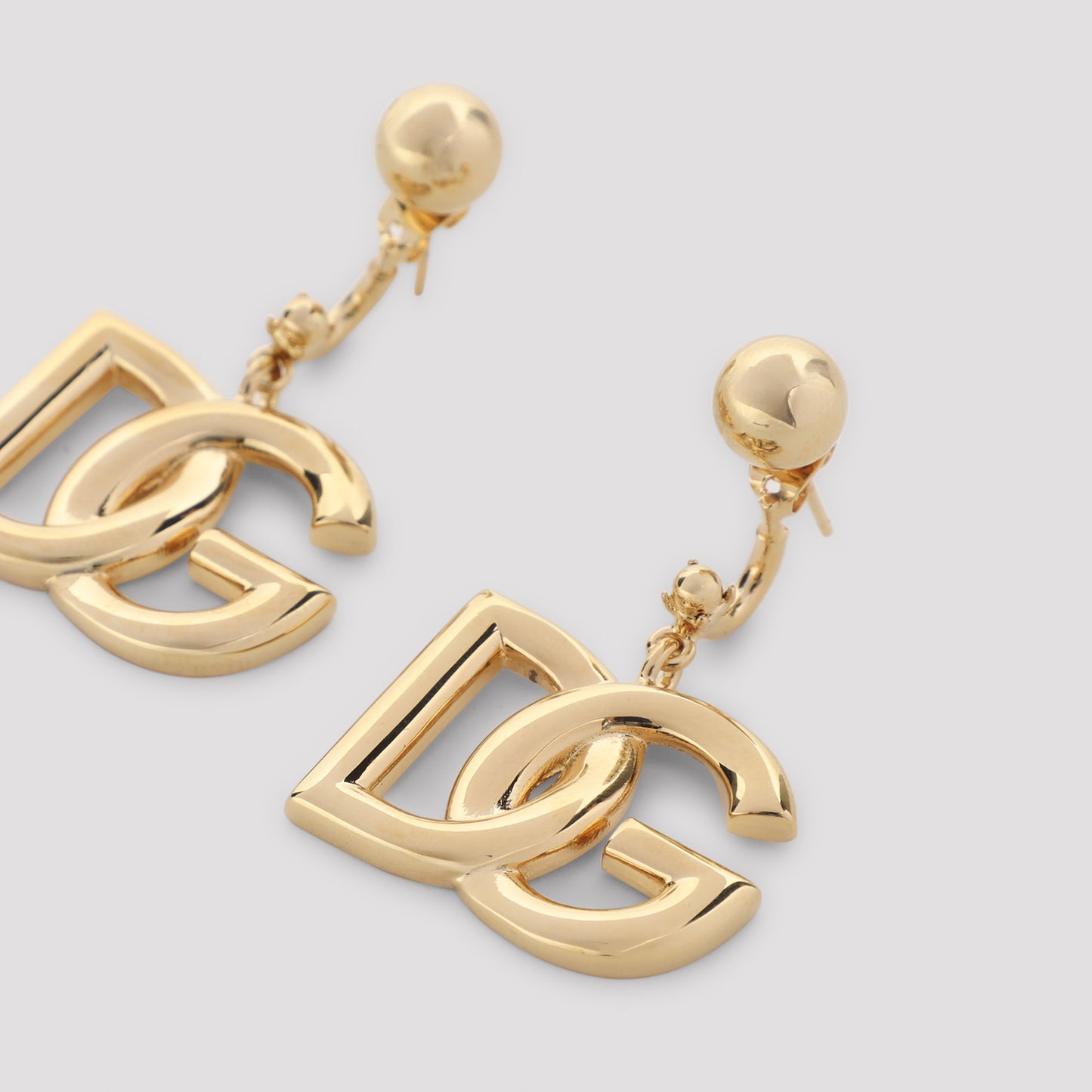 Dolce & Gabbana Golden-tone DG Earrings