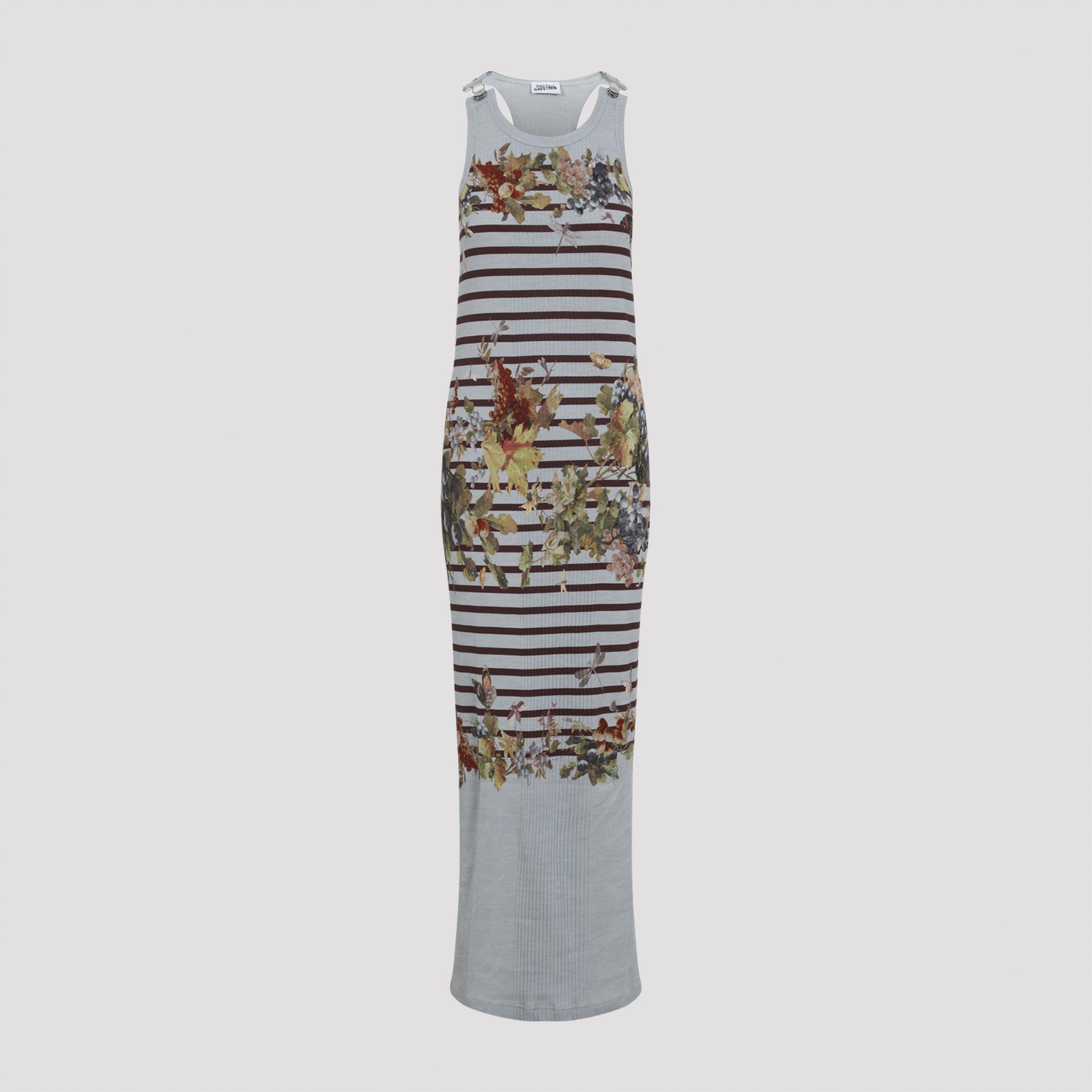Jean Paul Gaultier Mariniere Grape Long Dress