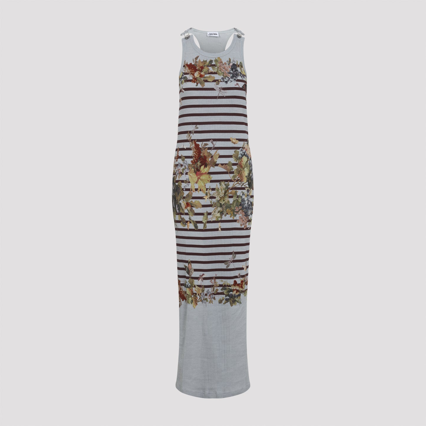 Jean Paul Gaultier Mariniere Grape Long Dress
