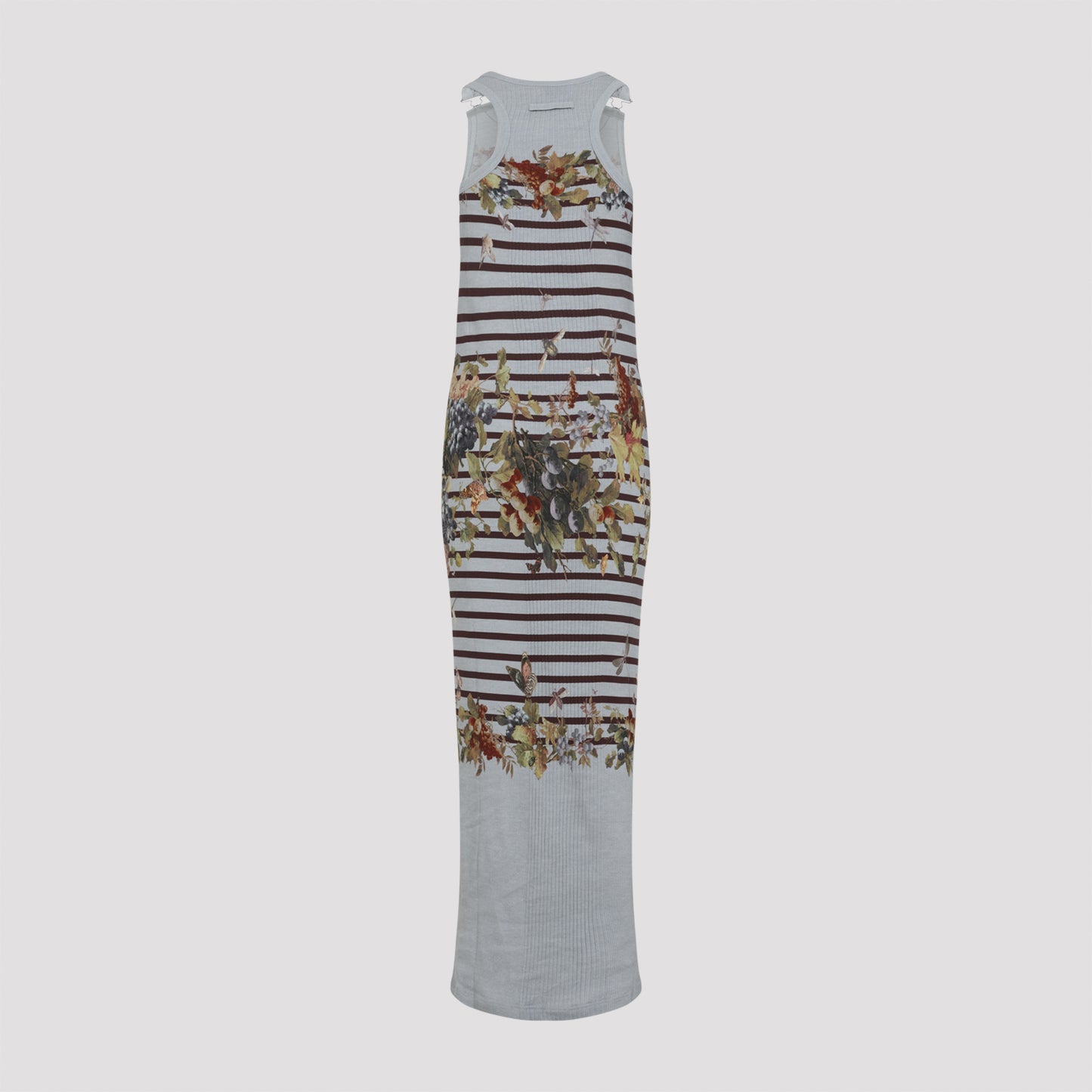 Jean Paul Gaultier Mariniere Grape Long Dress