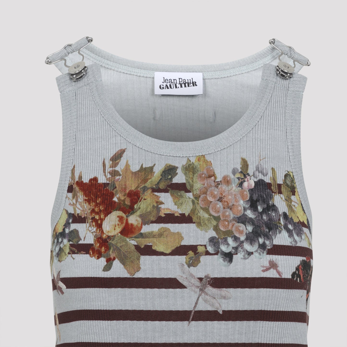 Jean Paul Gaultier Mariniere Grape Long Dress