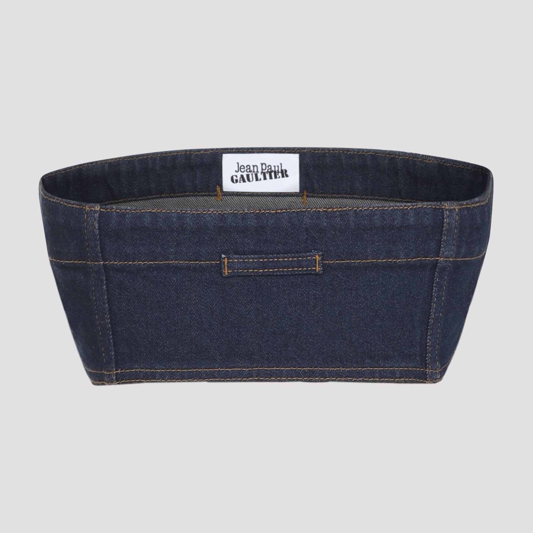 Jean Paul Gaultier Denim Bra Top